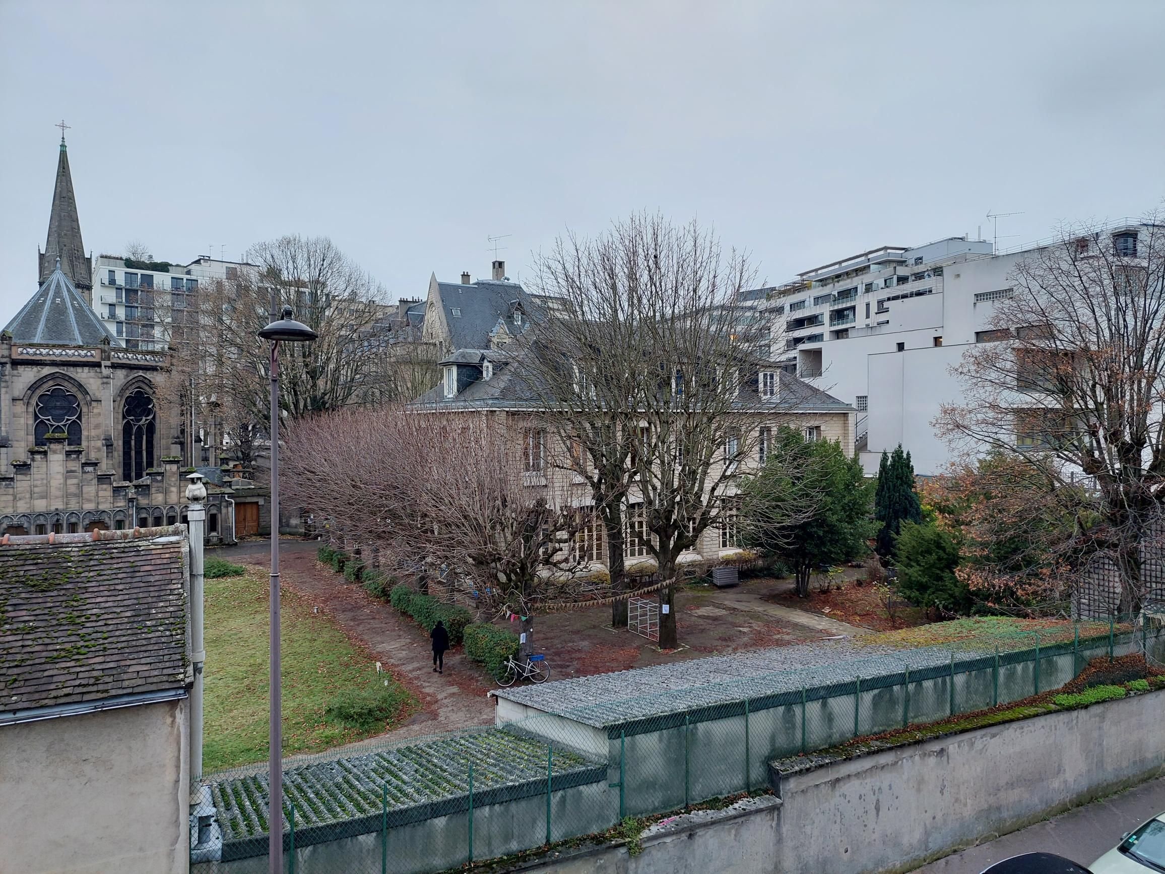 Paris (XIVe). Le site de l'ancien couvent Reille, un coin de campagne boisée en plein Paris, appartient désormais à l’opérateur immobilier In’li. LP/E.S.