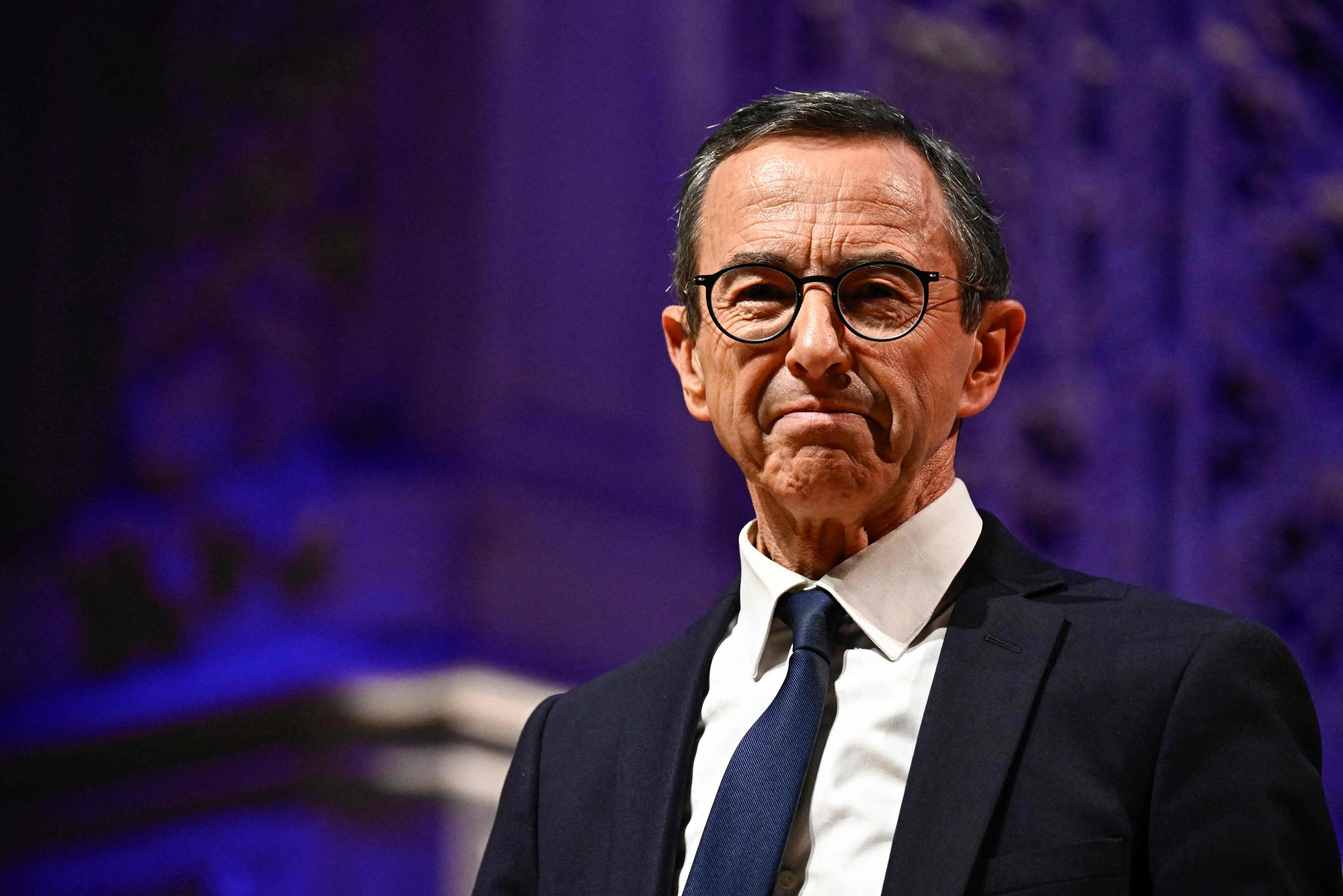 Bruno Retailleau pourrait devenir ministre de l'Intérieur, Michel Barnier ayant proposé son nom à Emmanuel Macron. AFP/Julien De Rosa