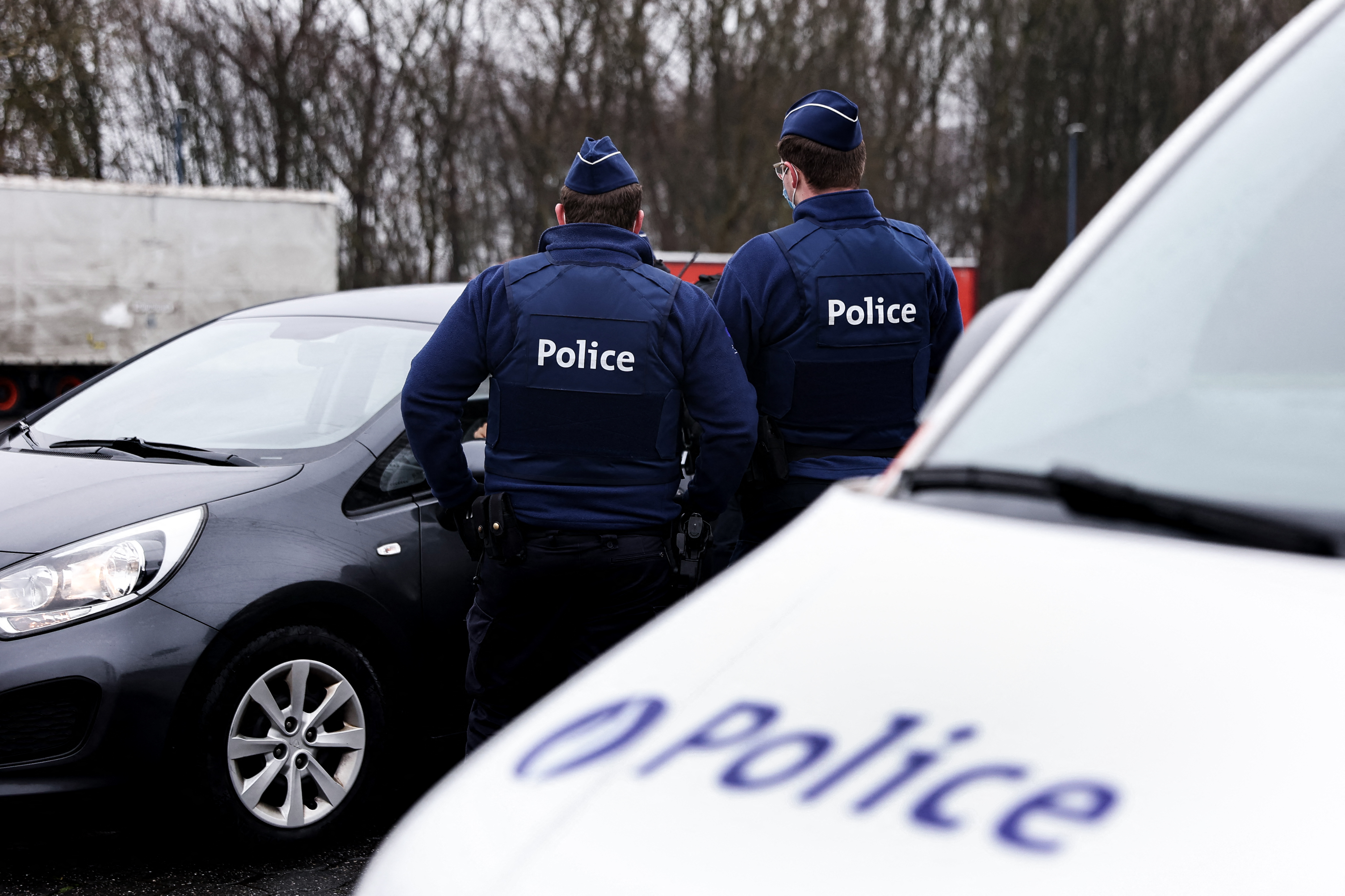 La police belge devra déterminer les circonstances de l'accident. (Illustration) AFP/Kenzo Tribouillard.