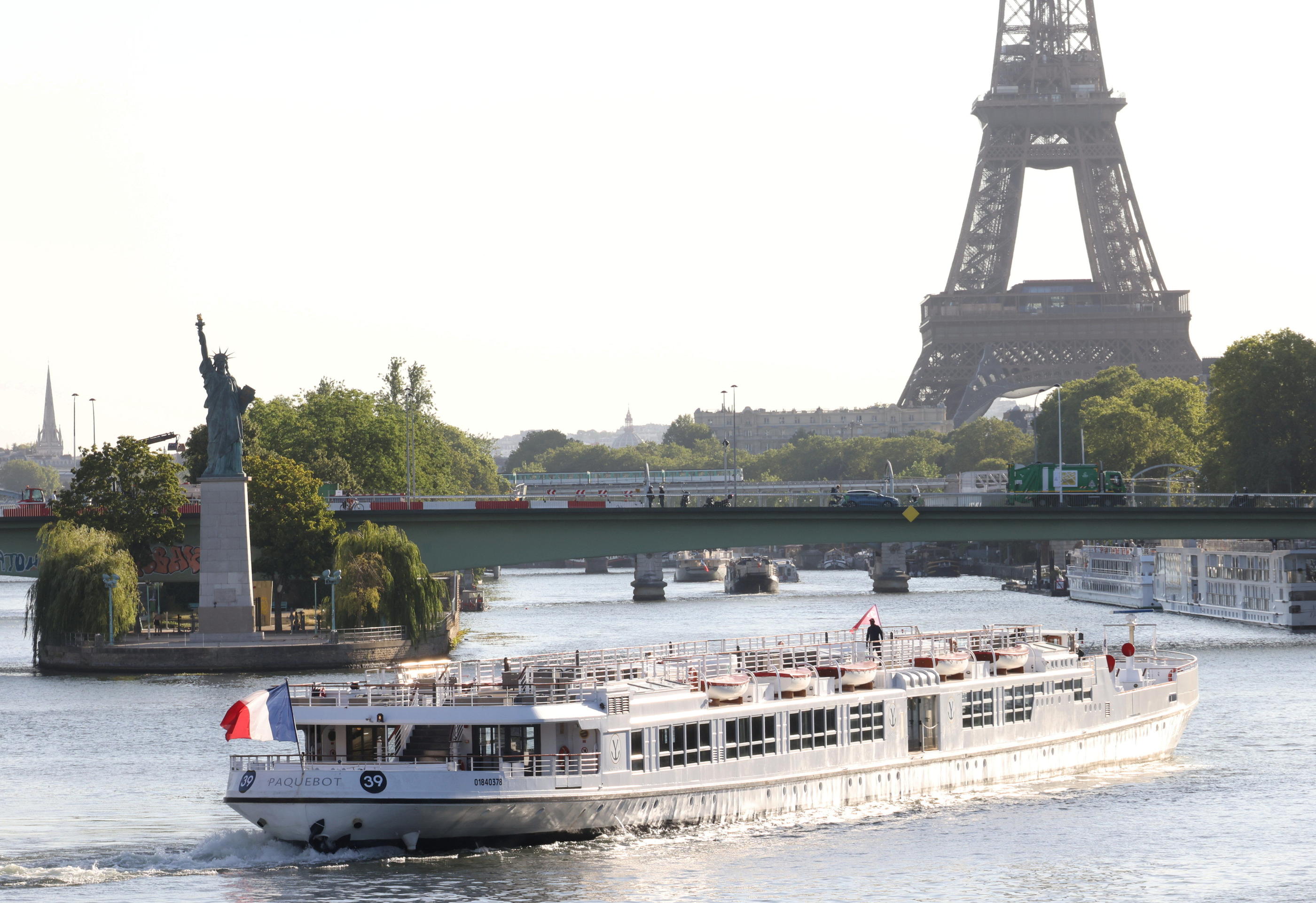La cérémonie d'ouverture sur la Seine continue d'inquiéter les fédérations. Photo : Delphine Goldsztejn