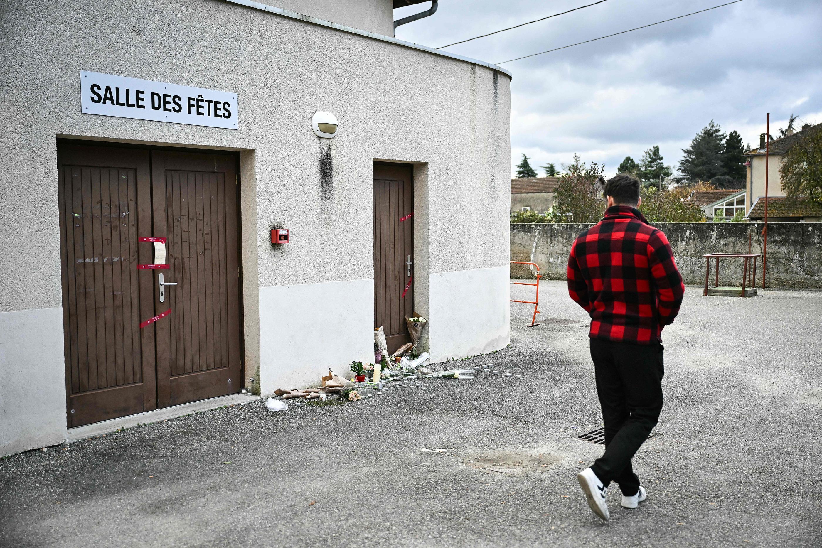 Le bal de village à Crépol, dans la Drôme, avait dégénéré en rixe mortelle entre des jeunes du cru et d'autres de Romans-sur-Isère, non loin. AFP/Olivier Chassignole