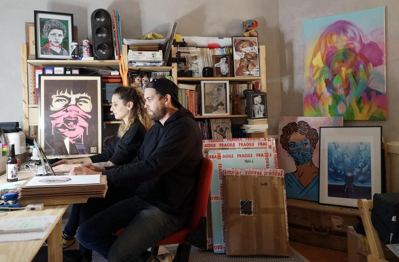 <b></b> Chennevières. Notorious Brand -Mouarf et Alessandra- organisent le 2e festival Unchained de vente d’art urbain en ligne