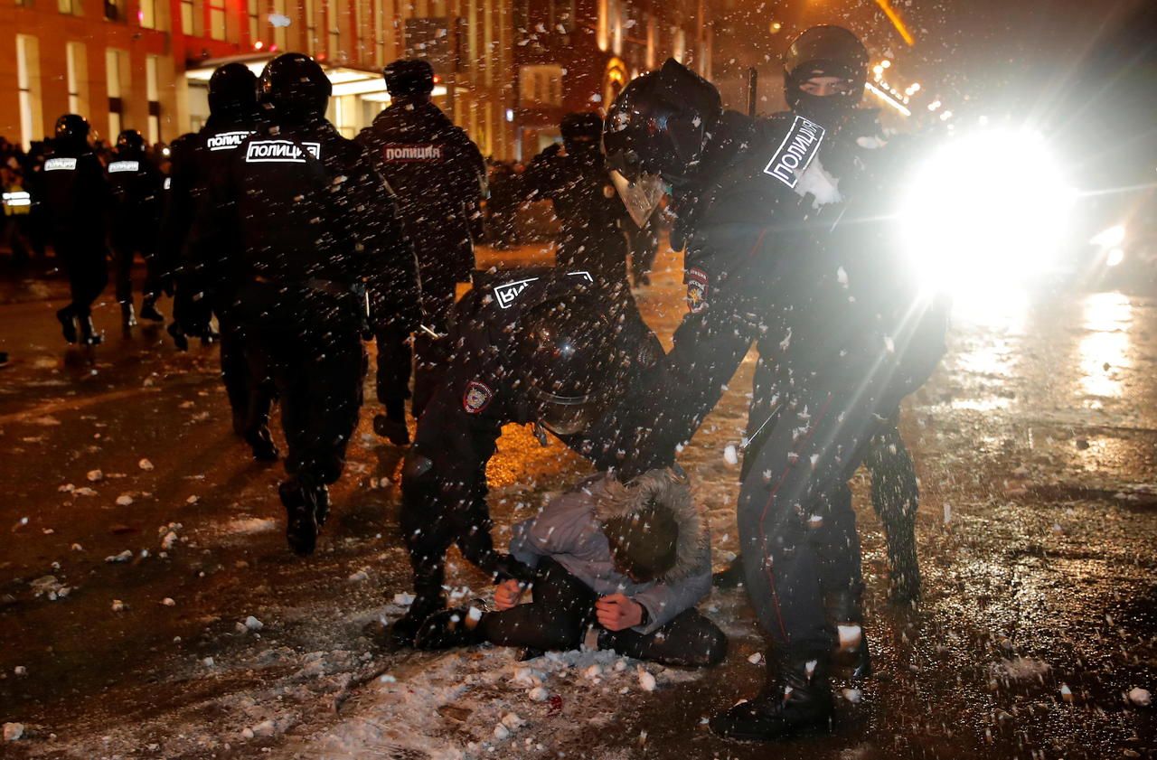 Russie : manifestations historiques pour la libération de Navalny, plus de 2500 arrestations