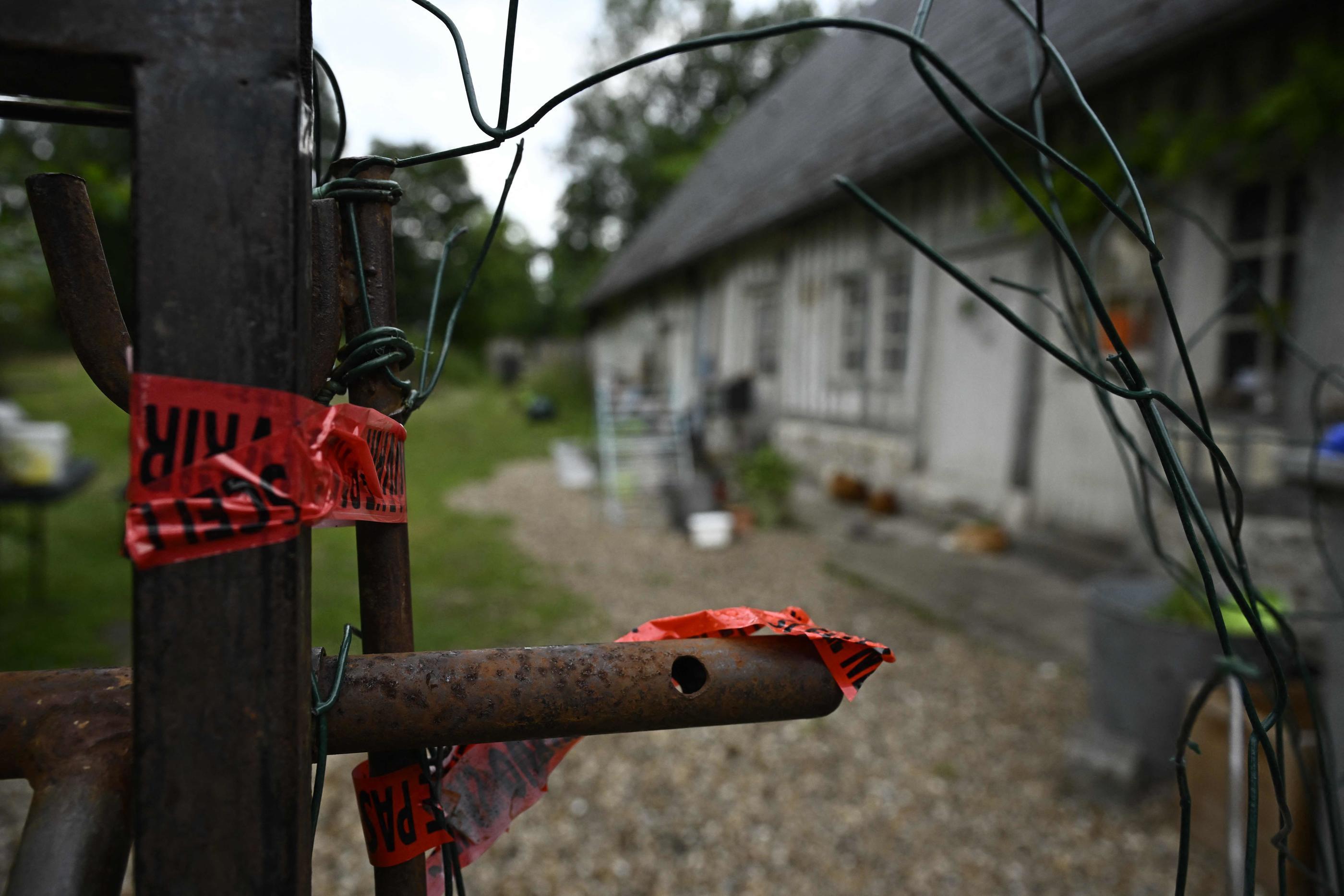 Saint-Martin-de-l'If (Seine-Maritime), ce samedi 13 juillet. La maison où vivait Célya avec sa mère et son beau-père. AFP/Julien de Rosa