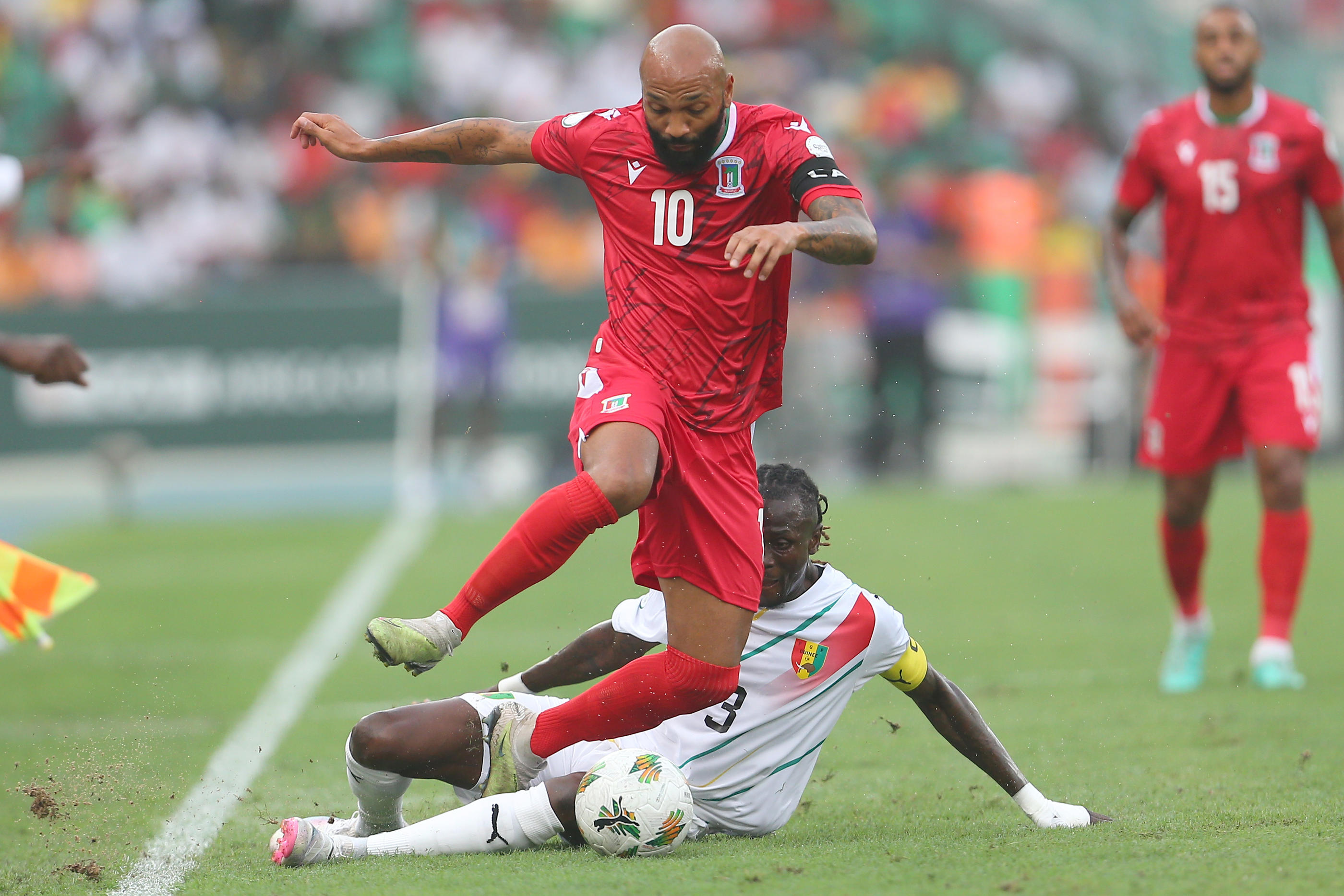 La fédération de Guinée équatoriale de football avait suspendu son attaquant pour « plusieurs épisodes d’indisciplines graves ».Djaffar Ladjal/ Icon Sport