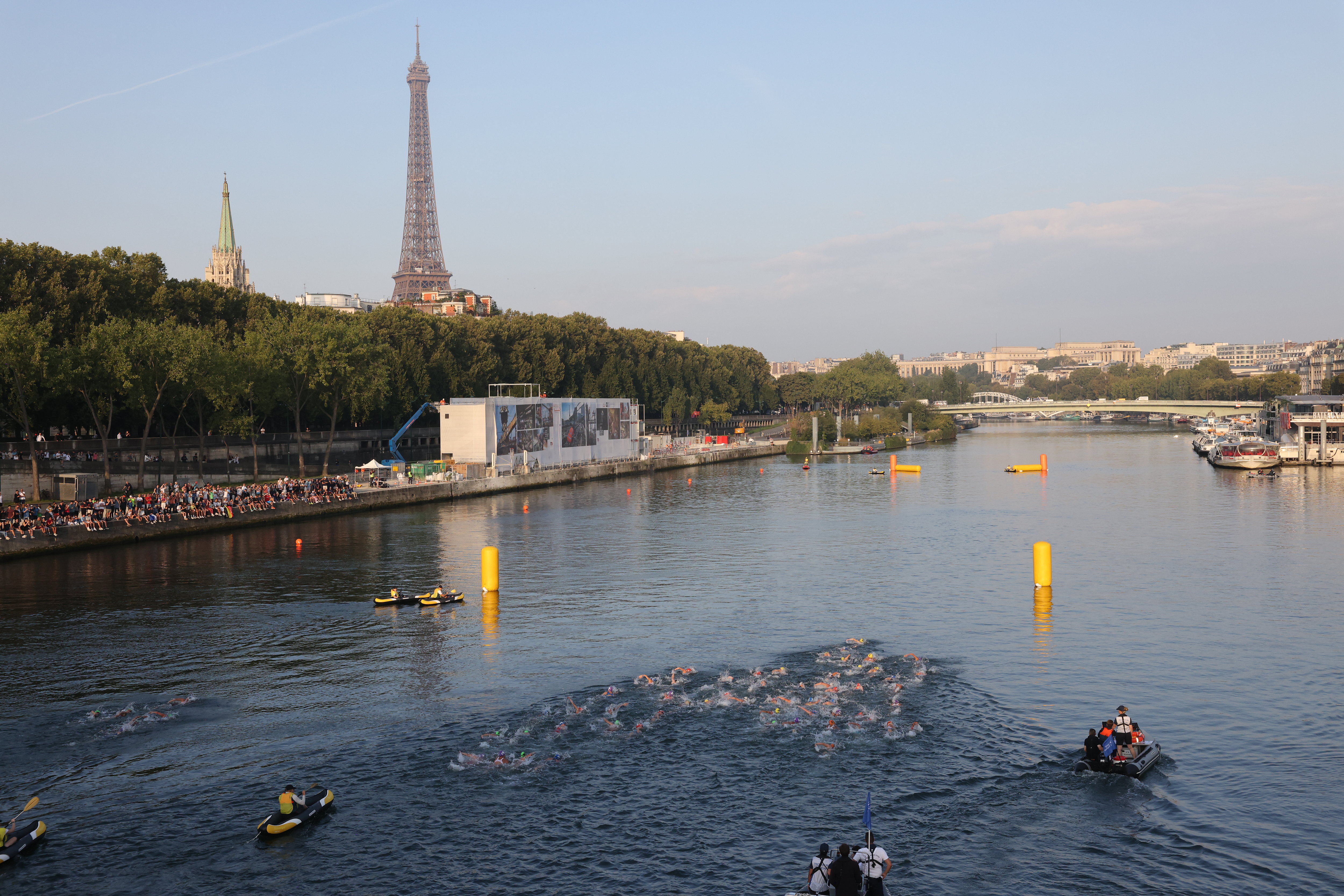 Pourra-t-on nager dans la Seine pendant les JO ? (Photo LP/O.Lejeune)