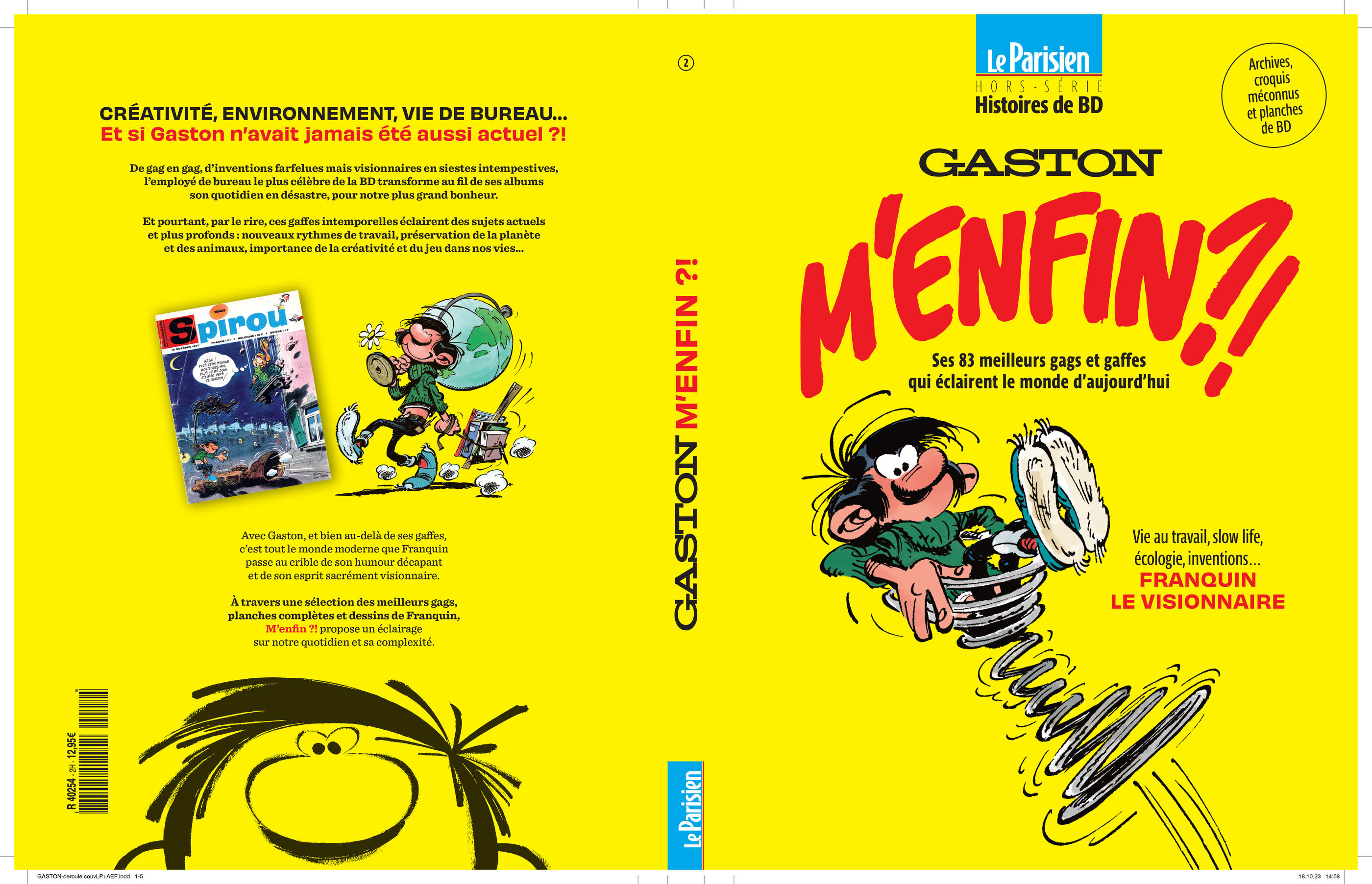 Le deuxième hors-série « Histoires de BD » est consacré à Gaston Lagaffe. Le Parisien
