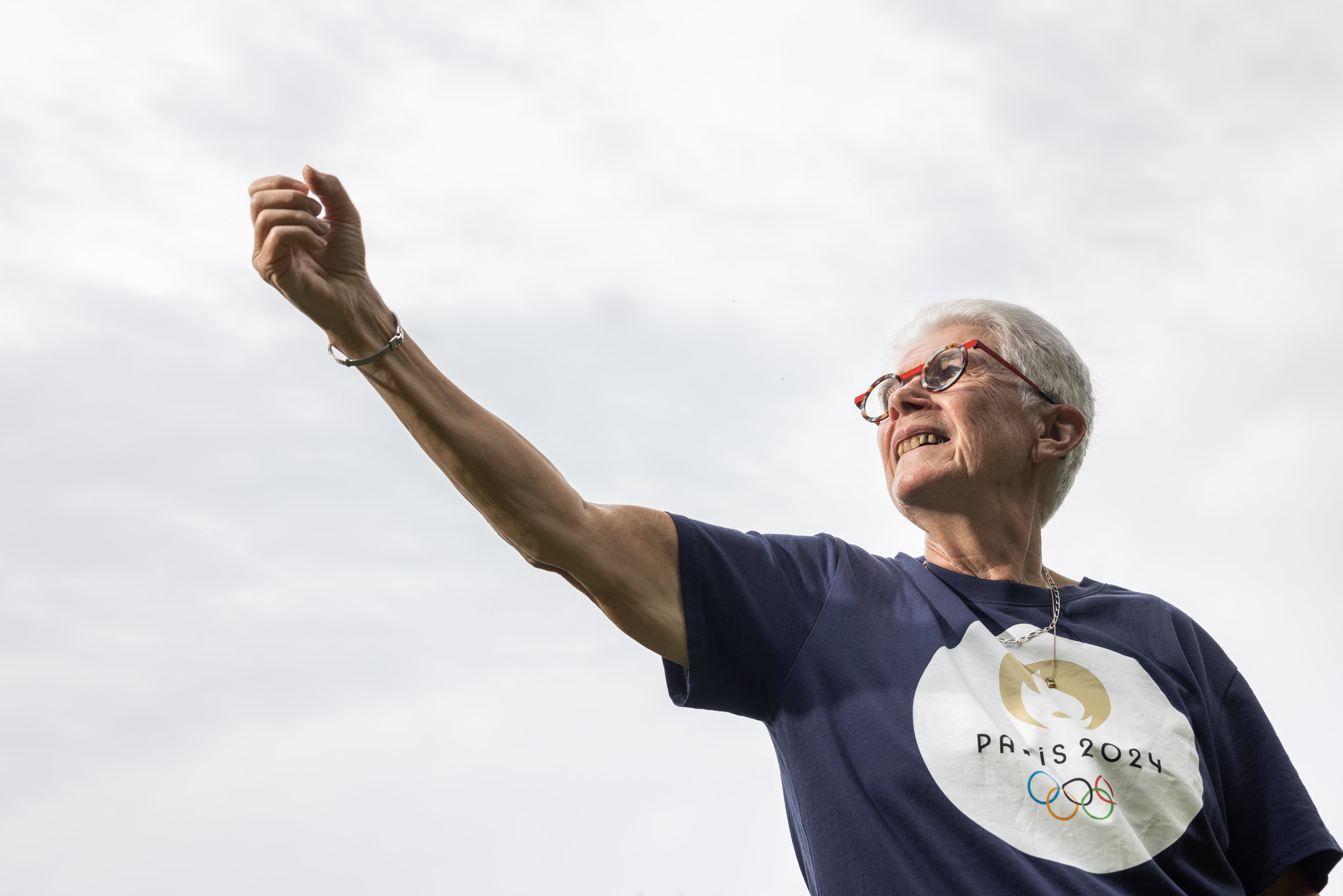 Jocelyne Busson s'entraine à courir le long du canal de l'Ourcq en Seine-et-Marne. C'est là qu'elle portera la flamme le 20 juillet prochain. LP/Arnaud Dumontier