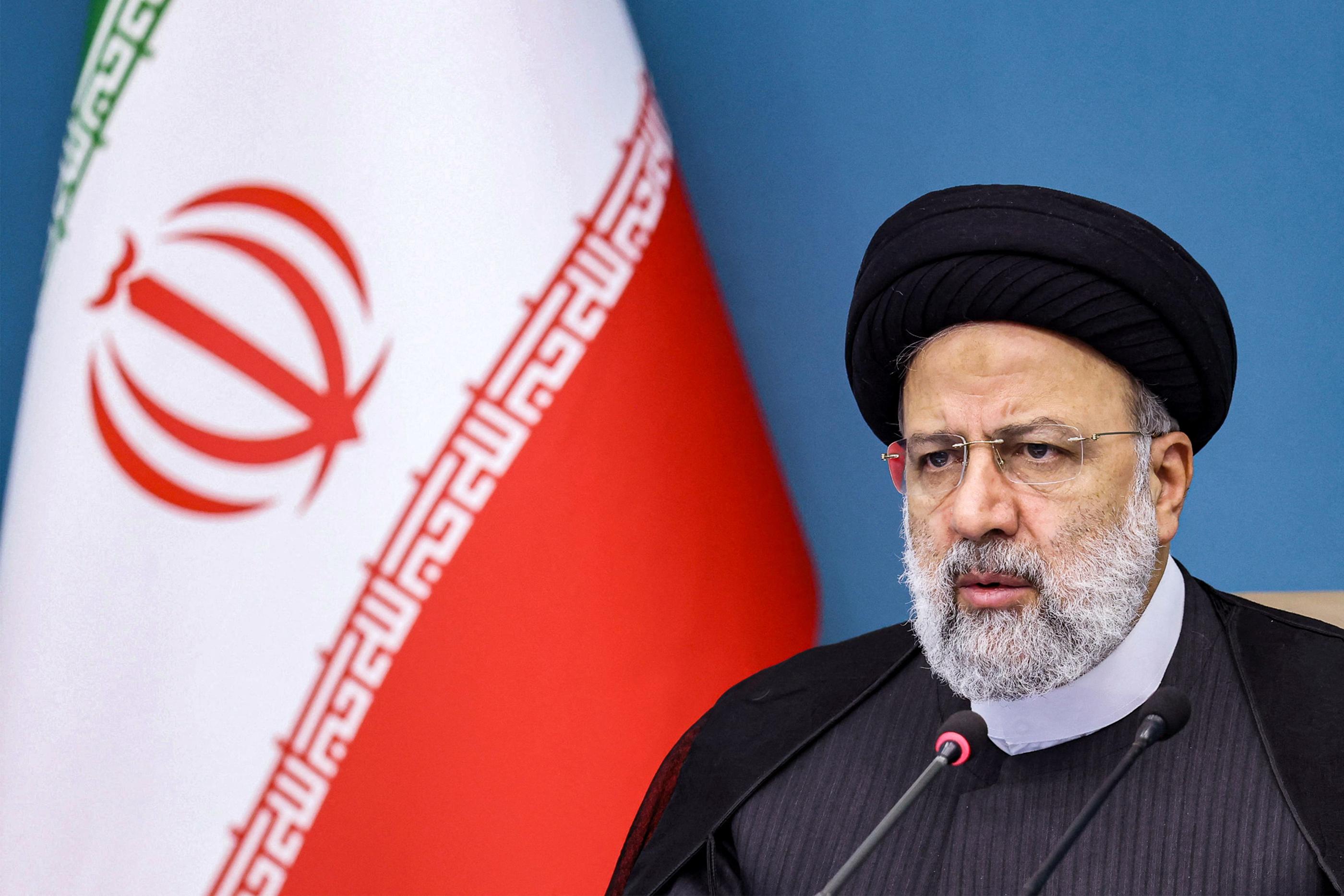 Le président iranien Ebrahim Raïssi en septembre 2022. AFP