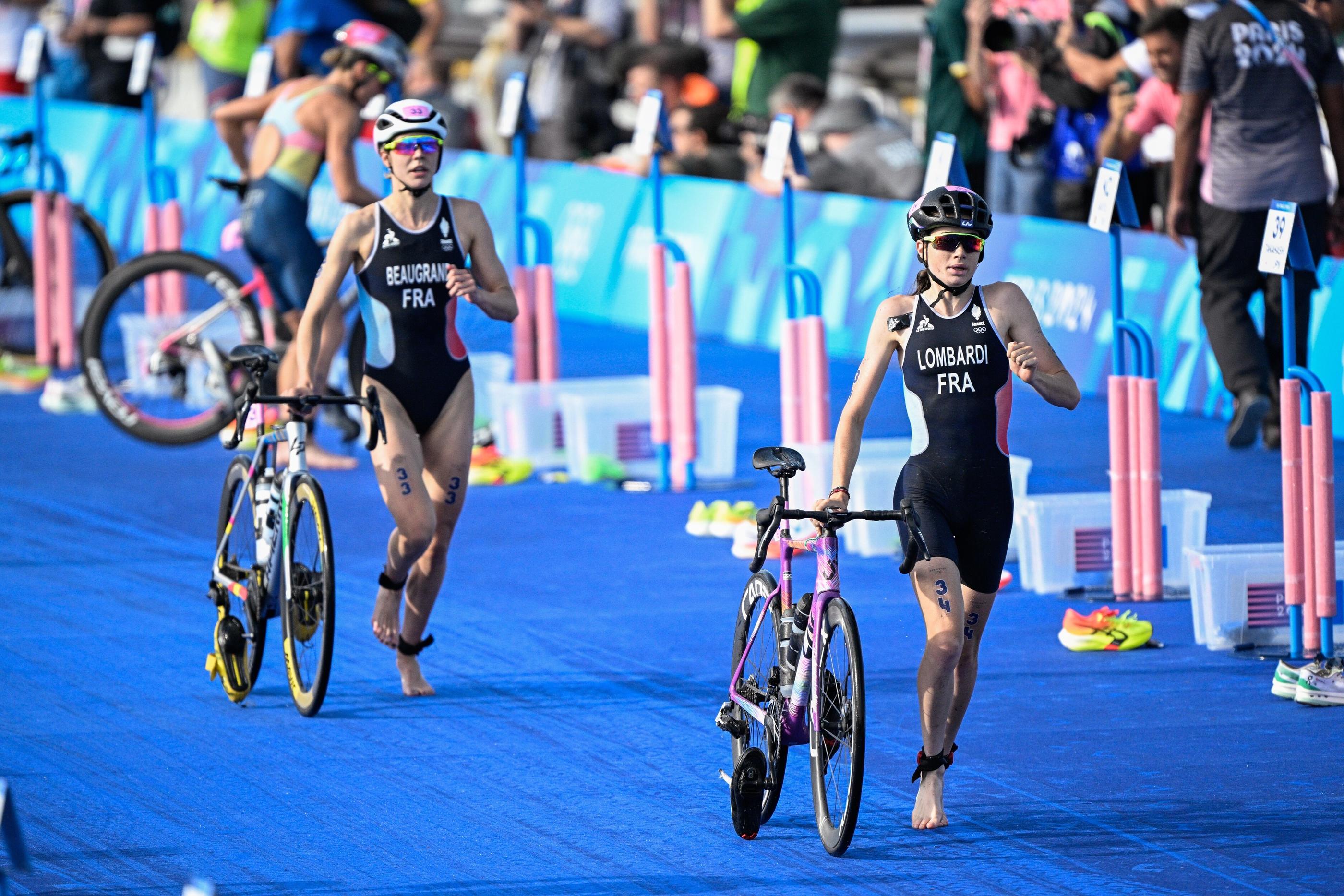 Cassandre Beaugrand et Emma Lombardi représenteront la France lors du relais mixte de triathlon de ces Jeux olympiques de Paris, prévu le lundi 5 août à 8 heures. Icon Sport