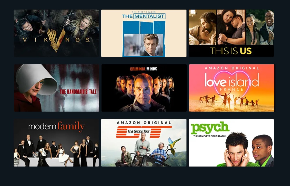 amazon prime video series list