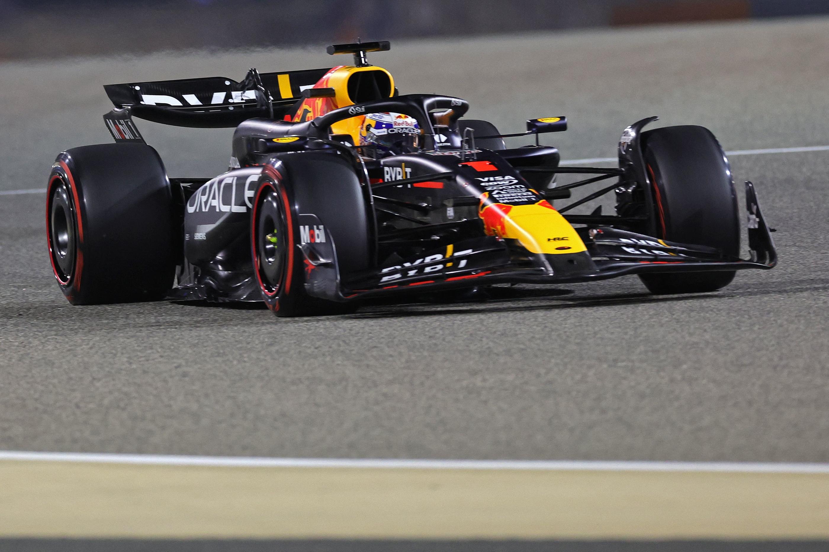 Max Verstappen a dominé la première course de la saison ce samedi. (Photo by Giuseppe CACACE / AFP)