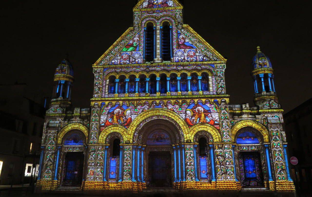 Enghien-les-Bains, archives. Les projections monumentales ont débuté ce vendredi soir et s’achèveront le 2 janvier. LP/Alexandre Boucher