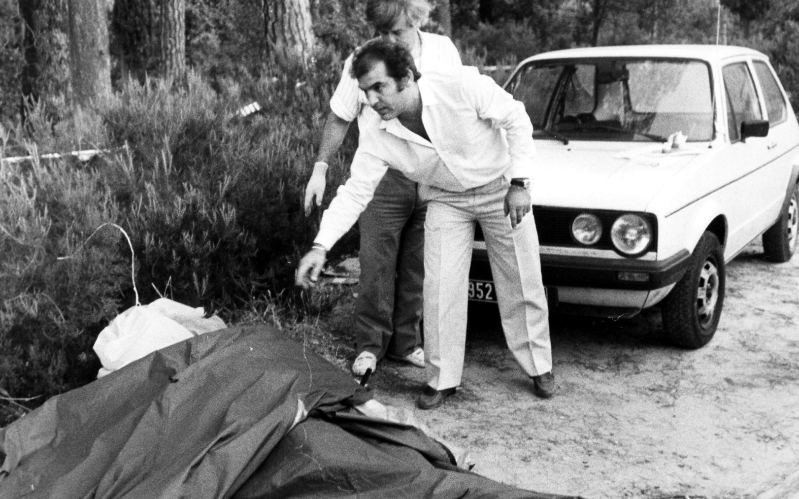 Les corps des Français Nadine Mauriot et Jean-Michel Kraveichvili ont été retrouvés près de Florence en septembre 1985. AP/Torrini/Sipa