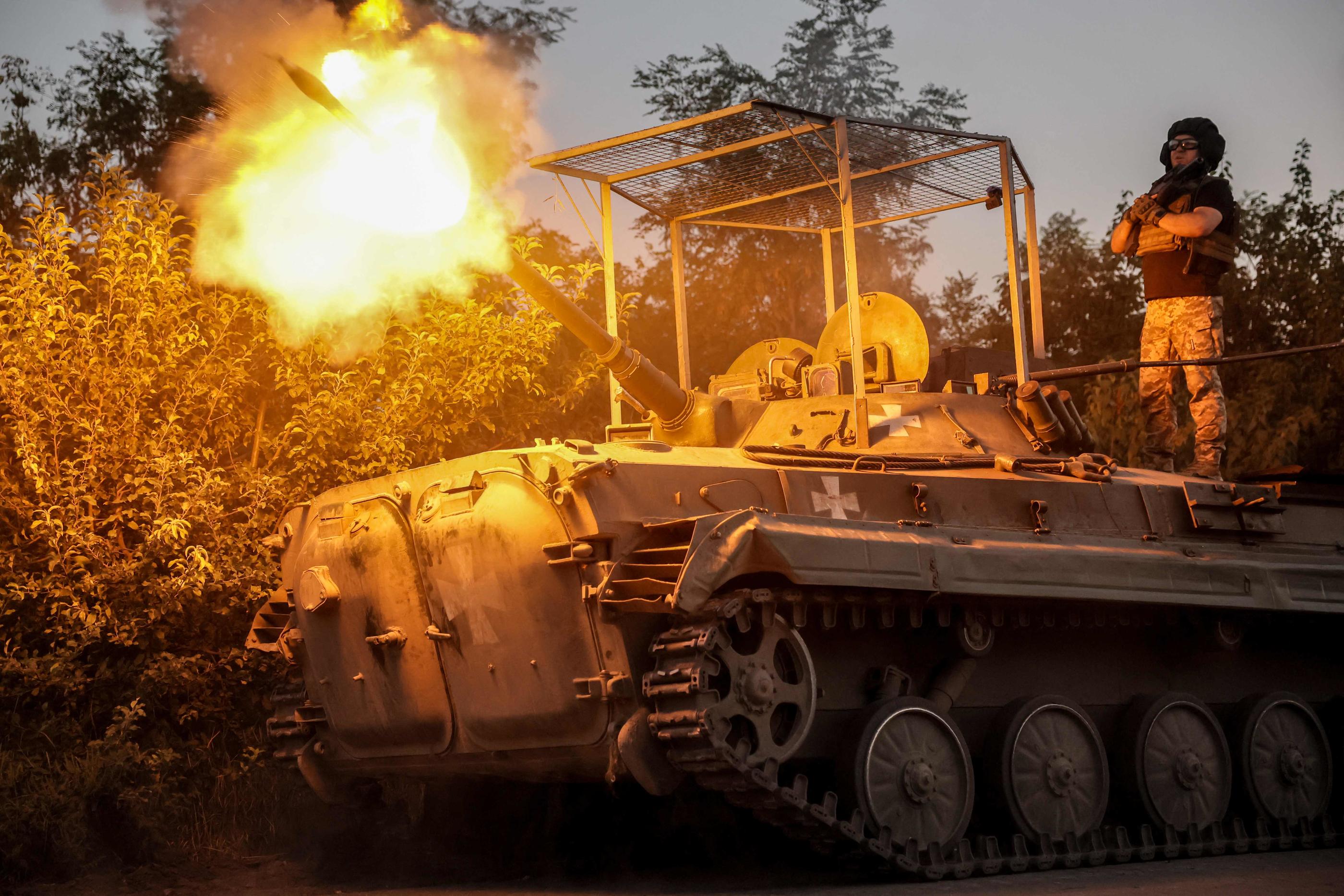 Des militaires ukrainiens dans la région de Donetsk. (Illustration) AFP/Forces armées ukrainiennes