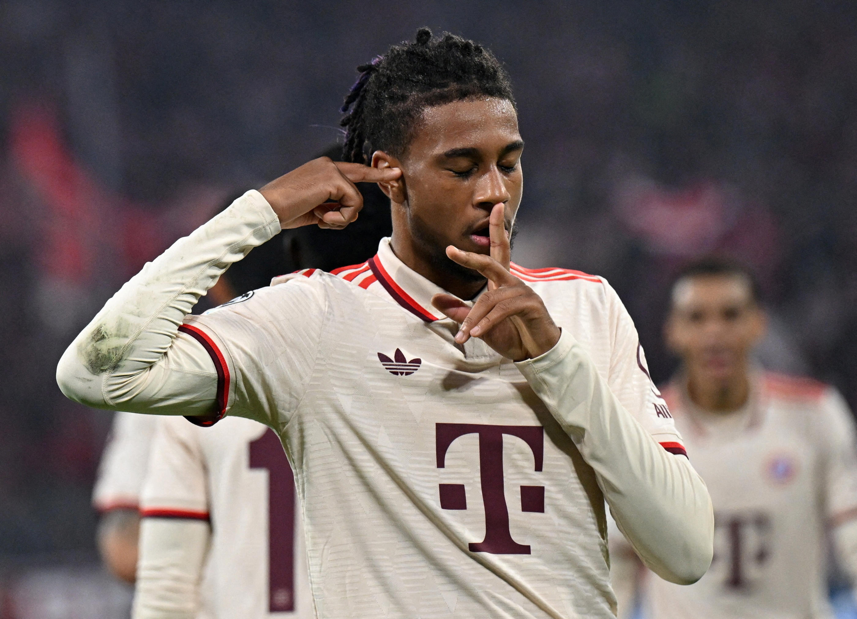 Michael Olise a participé au festival du Bayern Munich face au Dinamo Zagreb (9-2). REUTERS/Angelika Warmuth