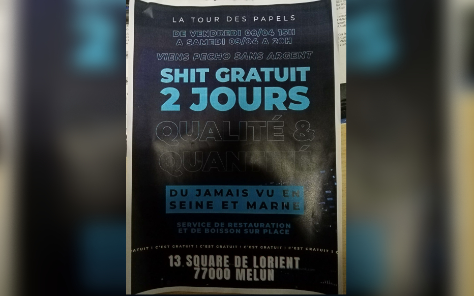 Melun. Dans leur affiche « promotionnelle », les organisateurs promettent même un "service de restauration et de boisson sur place". LP/T.S.