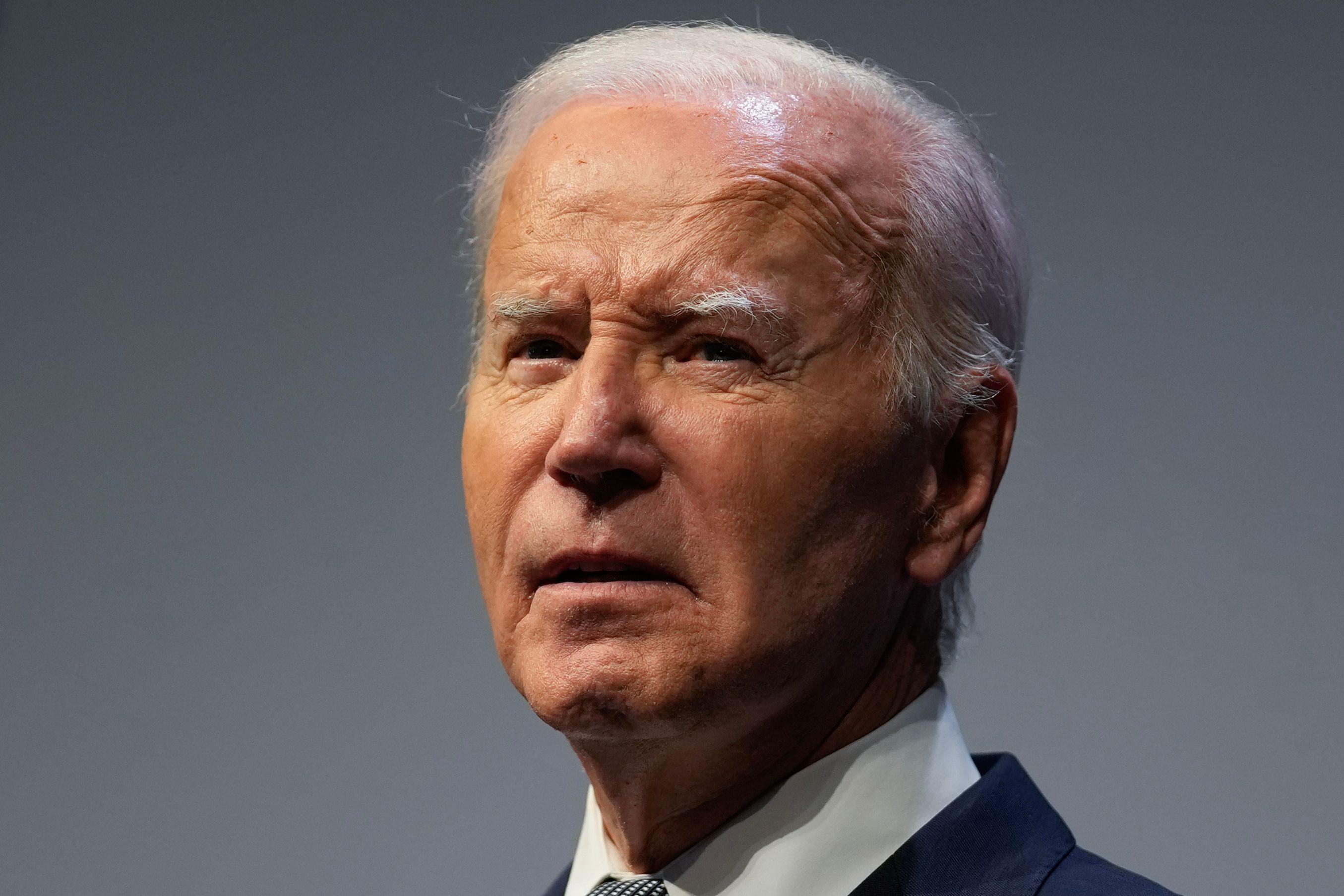 Le président américain Joe Biden, lors d'un sommet dans le Nevada, le 16 juillet. AFP/Kent Nishimura