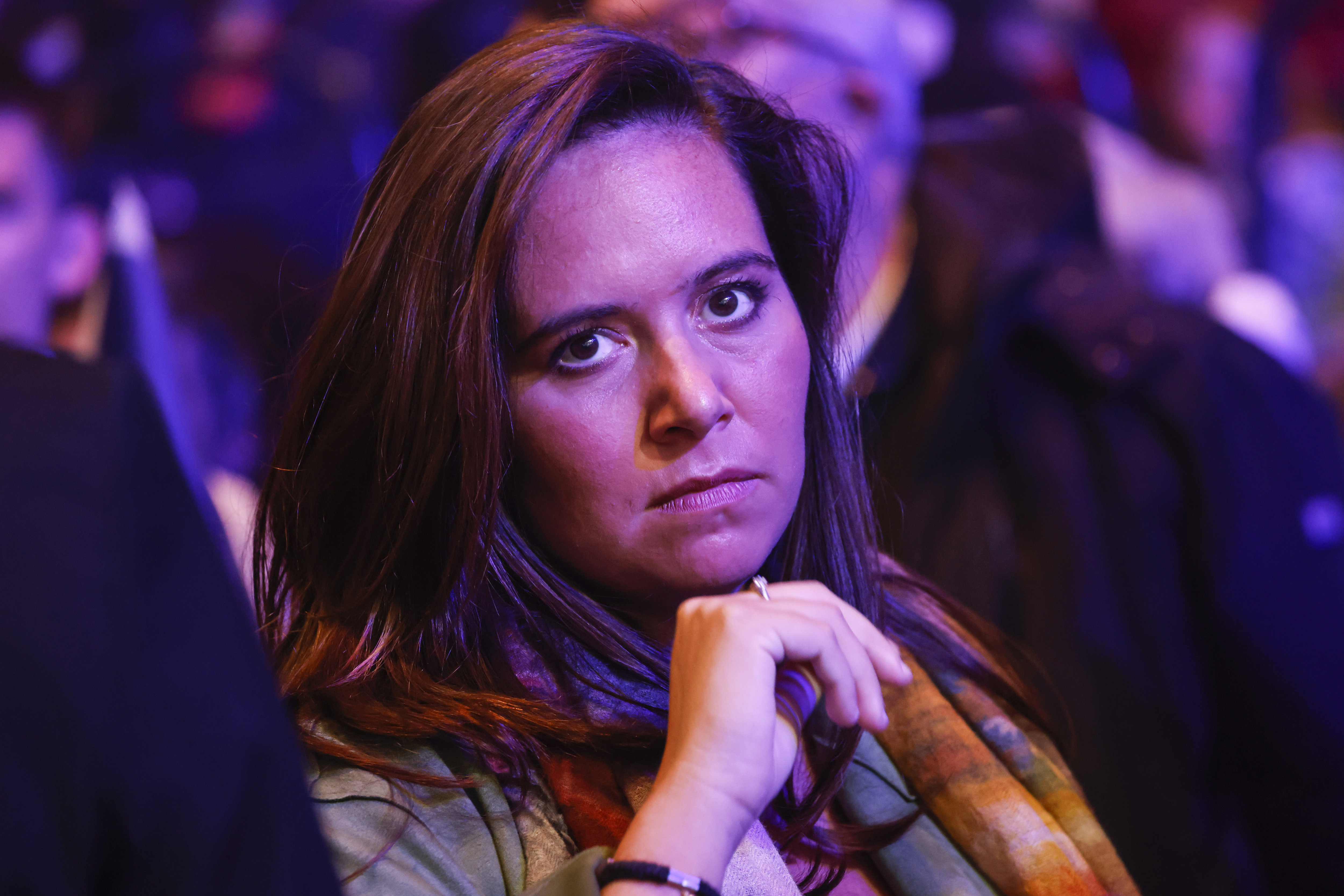Sarah Knafo (ici le 4 décembre 2022), énarque de 31 ans, faisait planer depuis des mois le mystère sur ses intentions pour les élections européennes. LP/Olivier Corsan