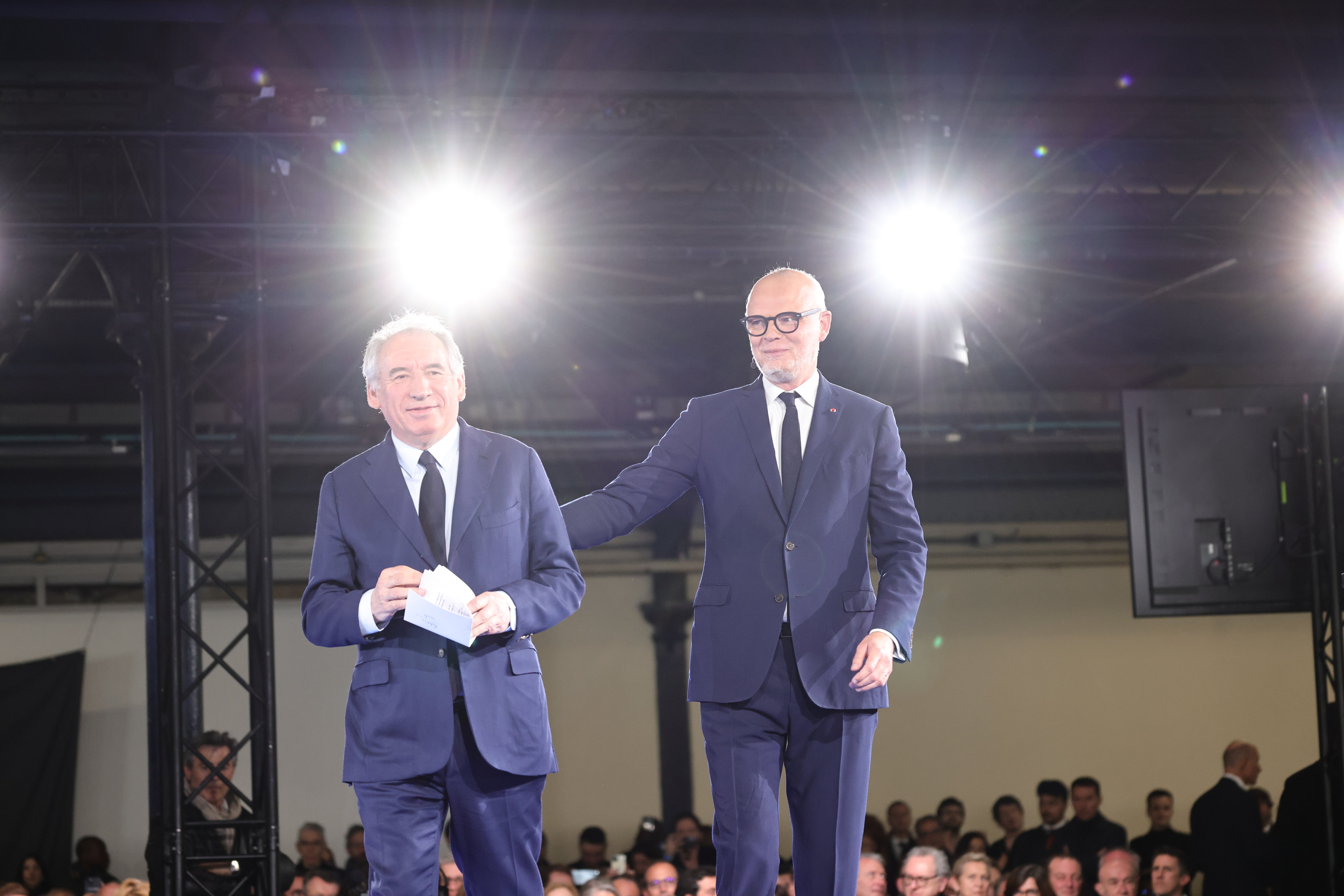 François Bayrou et Édouard Philippe (ici en mars 2023) se contentent pour l'instant d'observer le net virage à droite du second quinquennat Macron. LP/Olivier Arandel