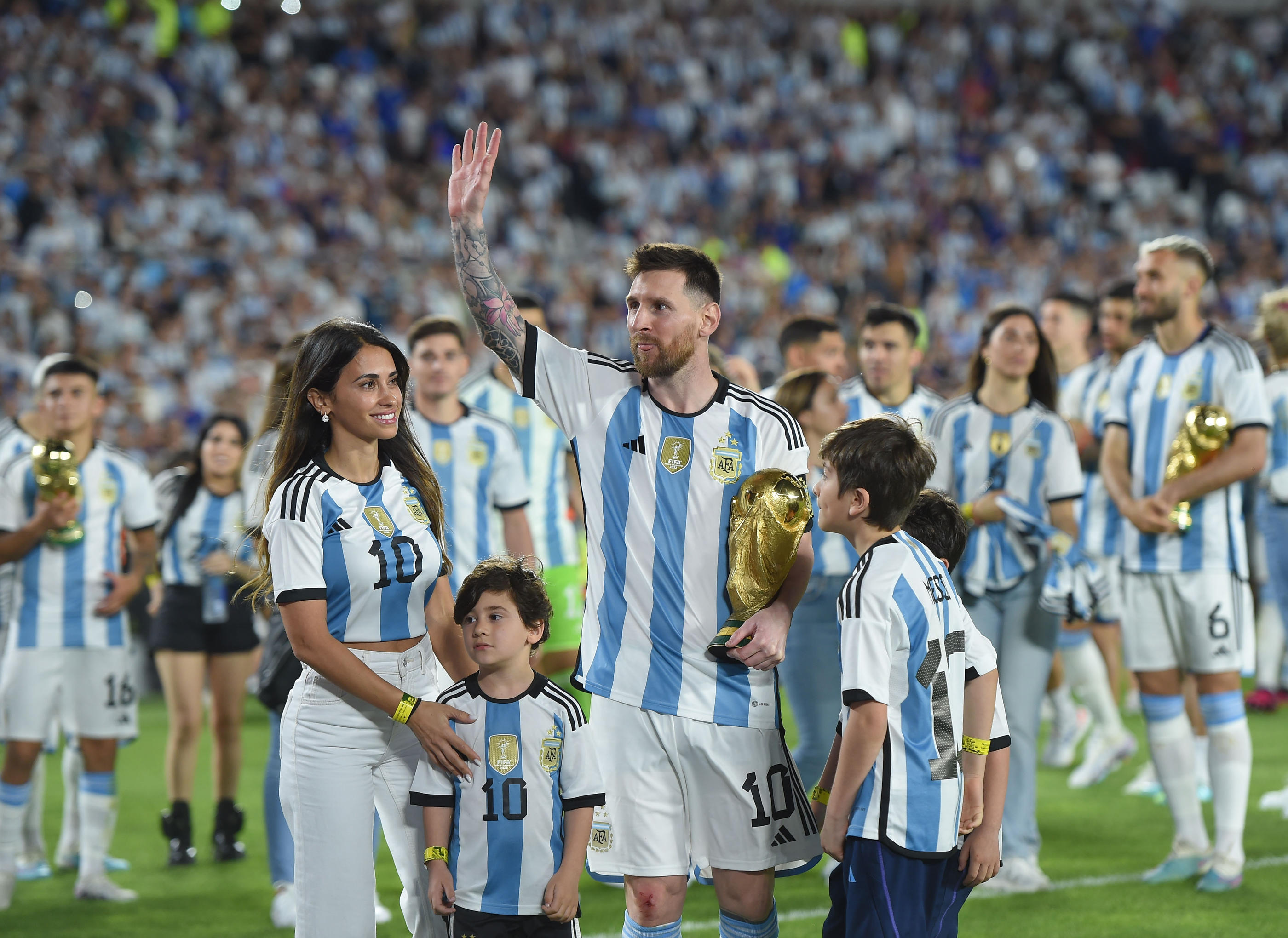 Lionel Messi a une nouvelle fois exprimé sa reconnaissance envers le peuple argentin. Photo Icon sport