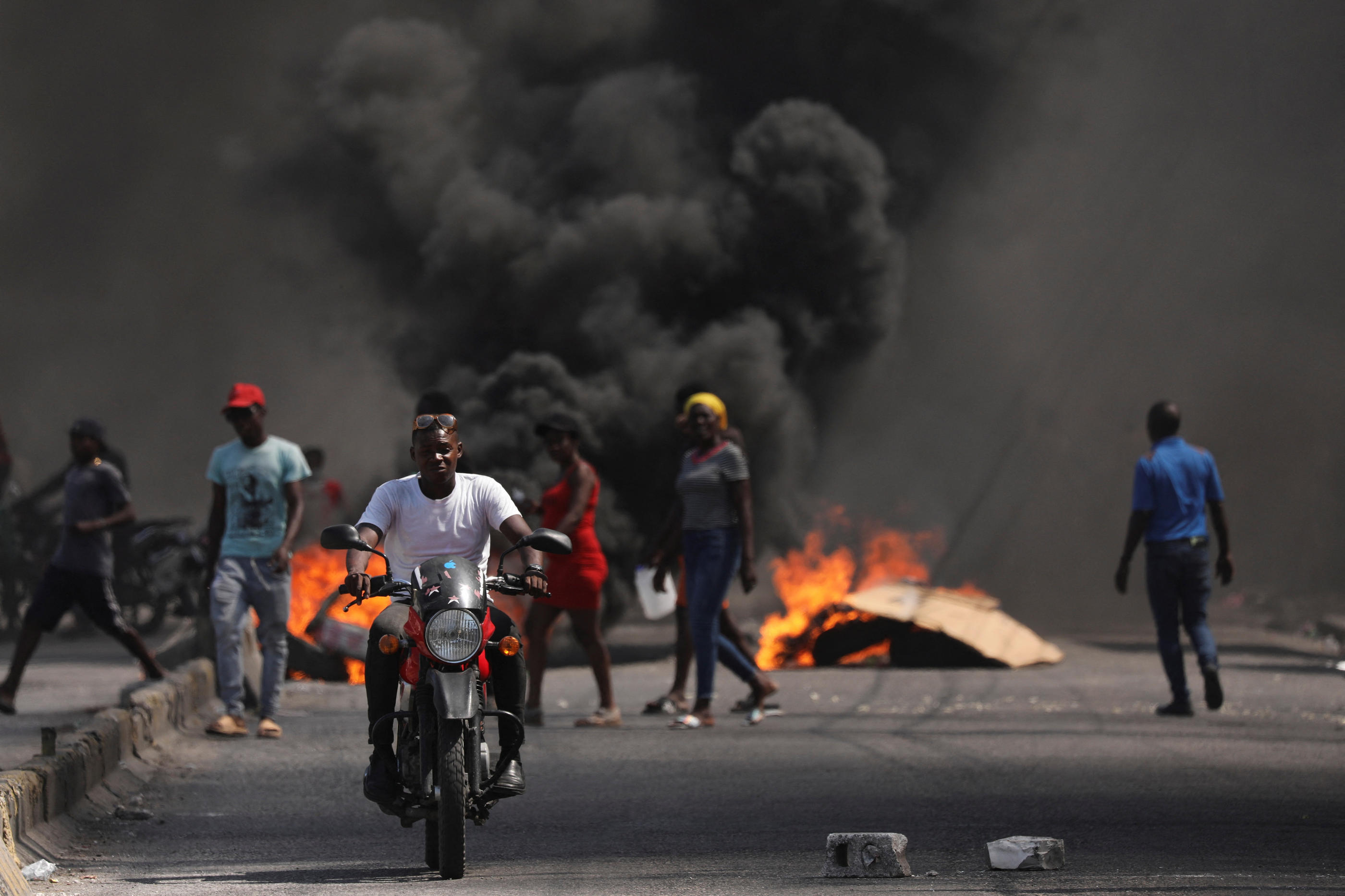 Les bandes criminelles contrôlent la majorité de la capitale Port-au-Prince. REUTERS/Ralph Tedy Erol