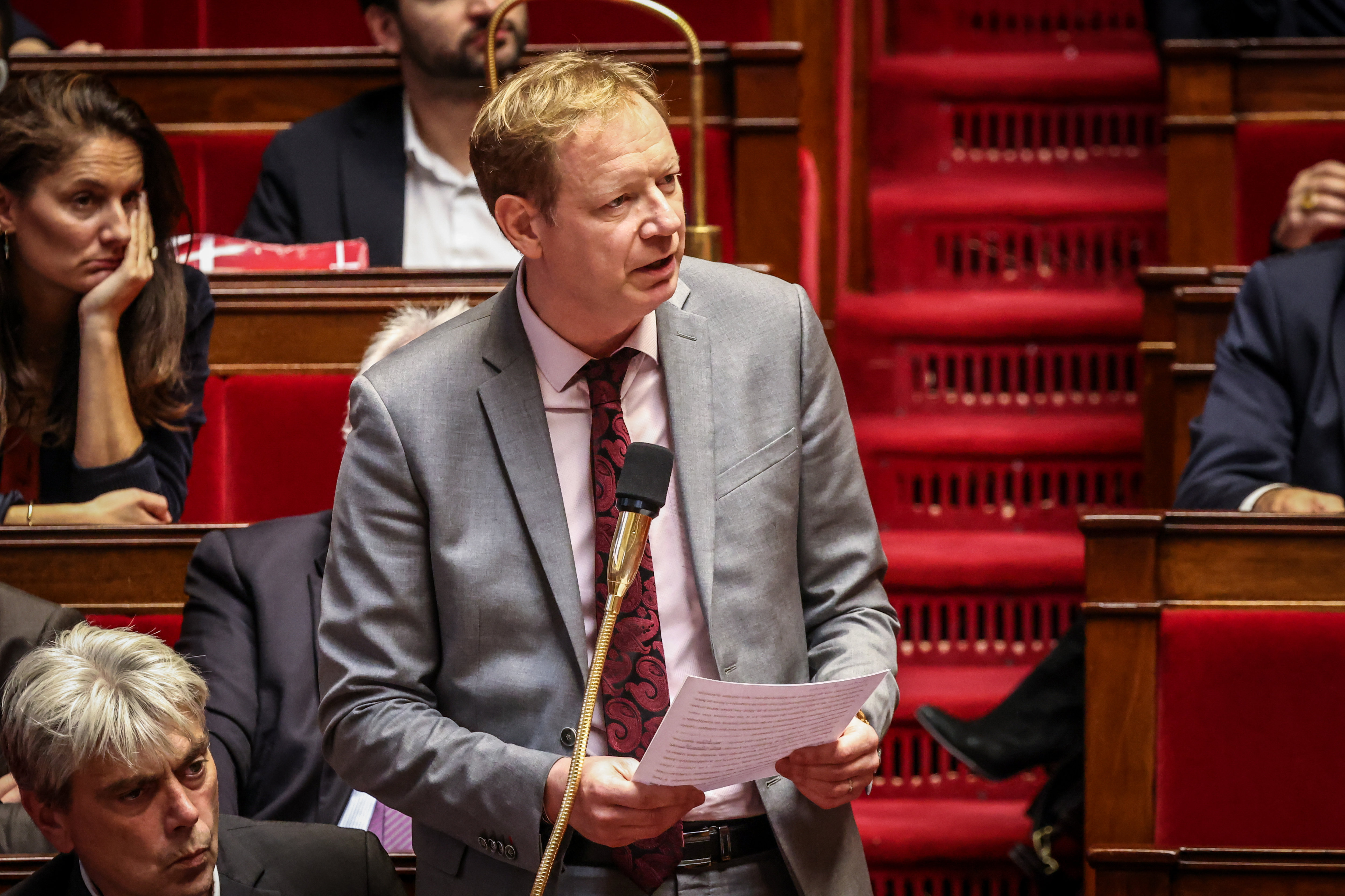 Le député communiste Pierre Dharréville a suspendu sa participation au débat autour du projet de loi sur la fin de vie, qu'il juge "brutal". LP/Fred Dugit.