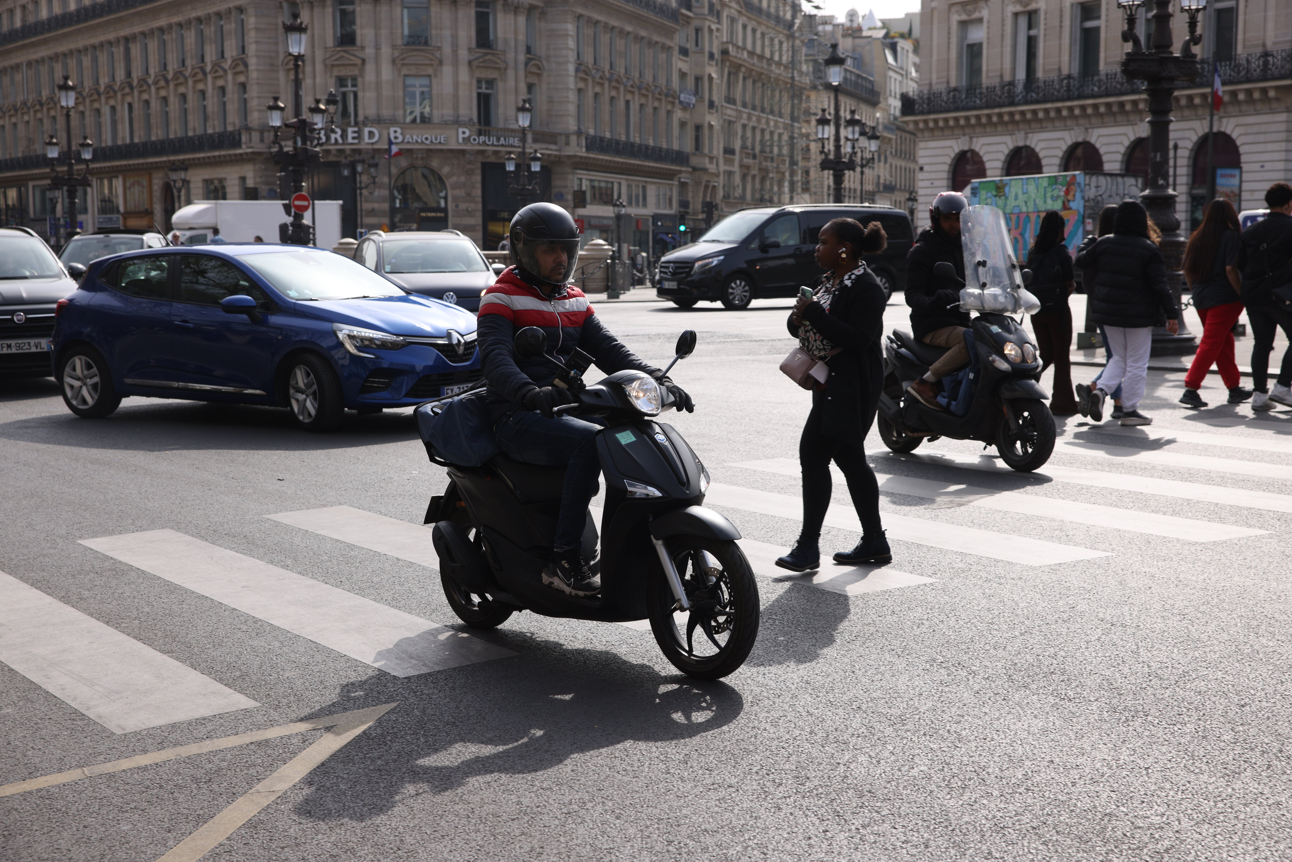 Dans le quartier Opéra, le trafic est dense et les accidents impliquant des piétons sont fréquents. LP/Olivier Arandel