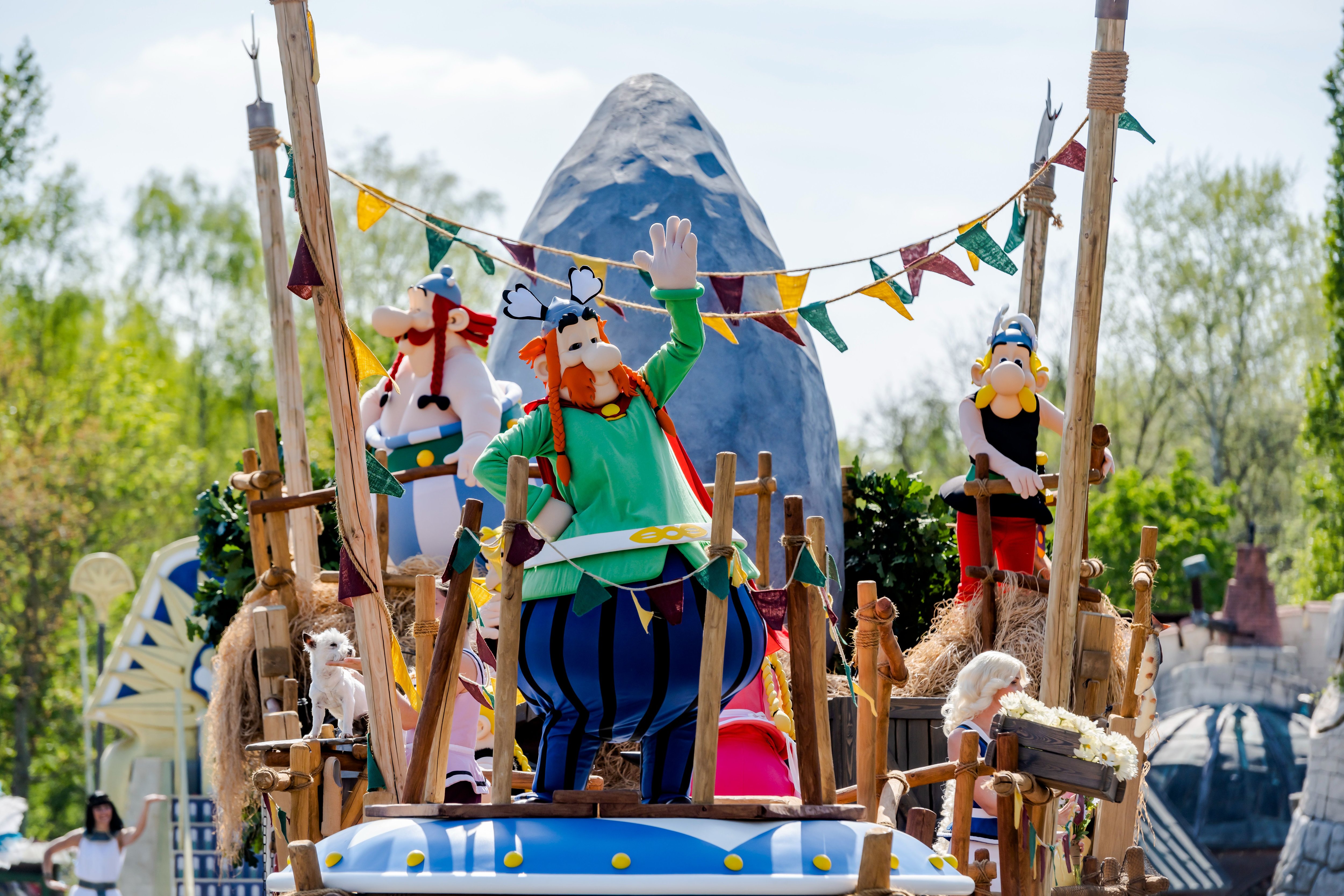 Nouvelles attractions, nouveaux hôtels, nouvelles thématiques... En quelques années, le Parc Astérix entend investir plusieurs centaines de millions d'euros. Parc Astérix/Sylvain Cambon