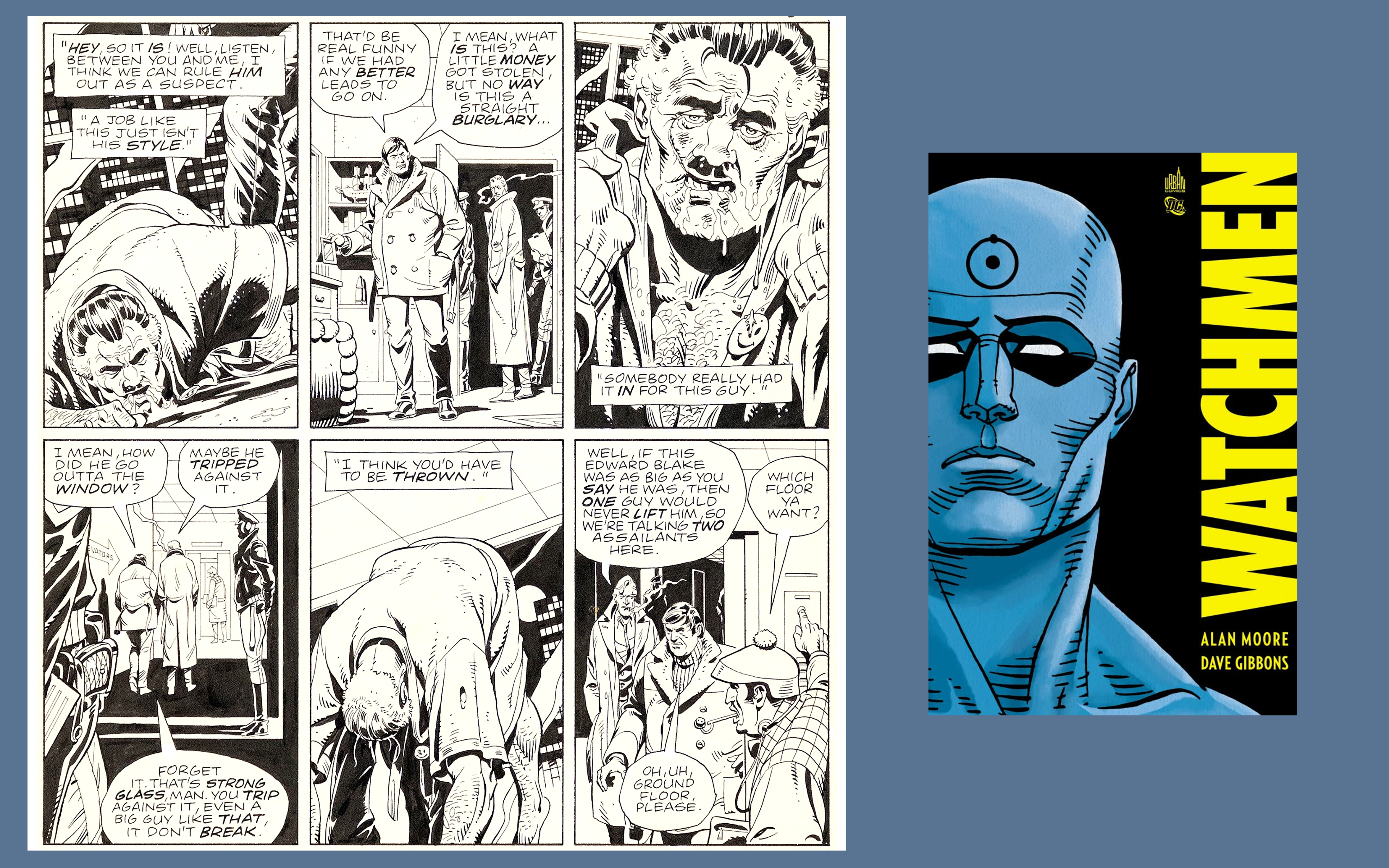 Achetée 1500 francs à la fin des années 1980, cette planche originale de «Watchmen» (extrait en photo) est estimée 100 000 dollars par la maison de ventes aux enchères Heritage Auctions. DR/Heritage Auctions ; Urban Comics
