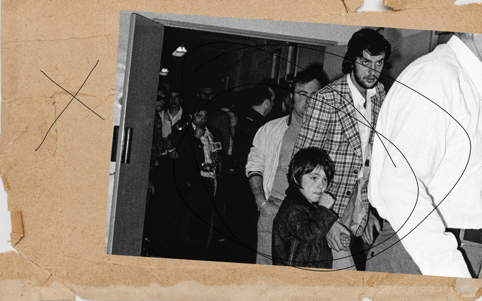 Le 6 juin 1974, trente ans avant l’assassinat de son employeuse,, Jean-Baptiste Rambla, 6 ans, est conduit au commissariat de Marseille après la disparition de sa sœur. Max Colin/Sipa