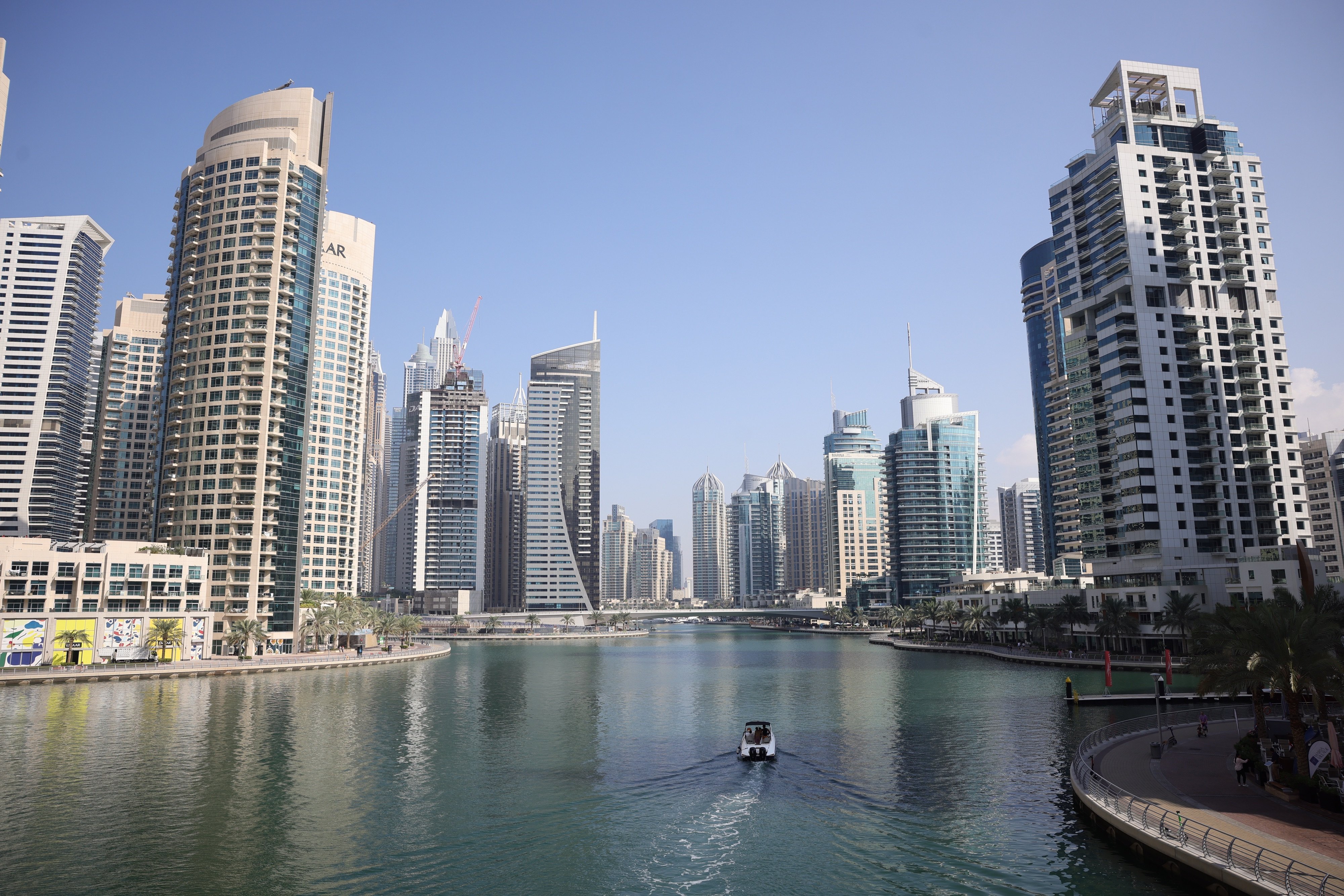 Buildings et villas grand luxe climatisées poussent comme des champignons à Dubaï. Du 1er janvier au 30 octobre 2023, le nombre de transactions a augmenté de 43 % par rapport à 2022. LP/Olivier Arandel