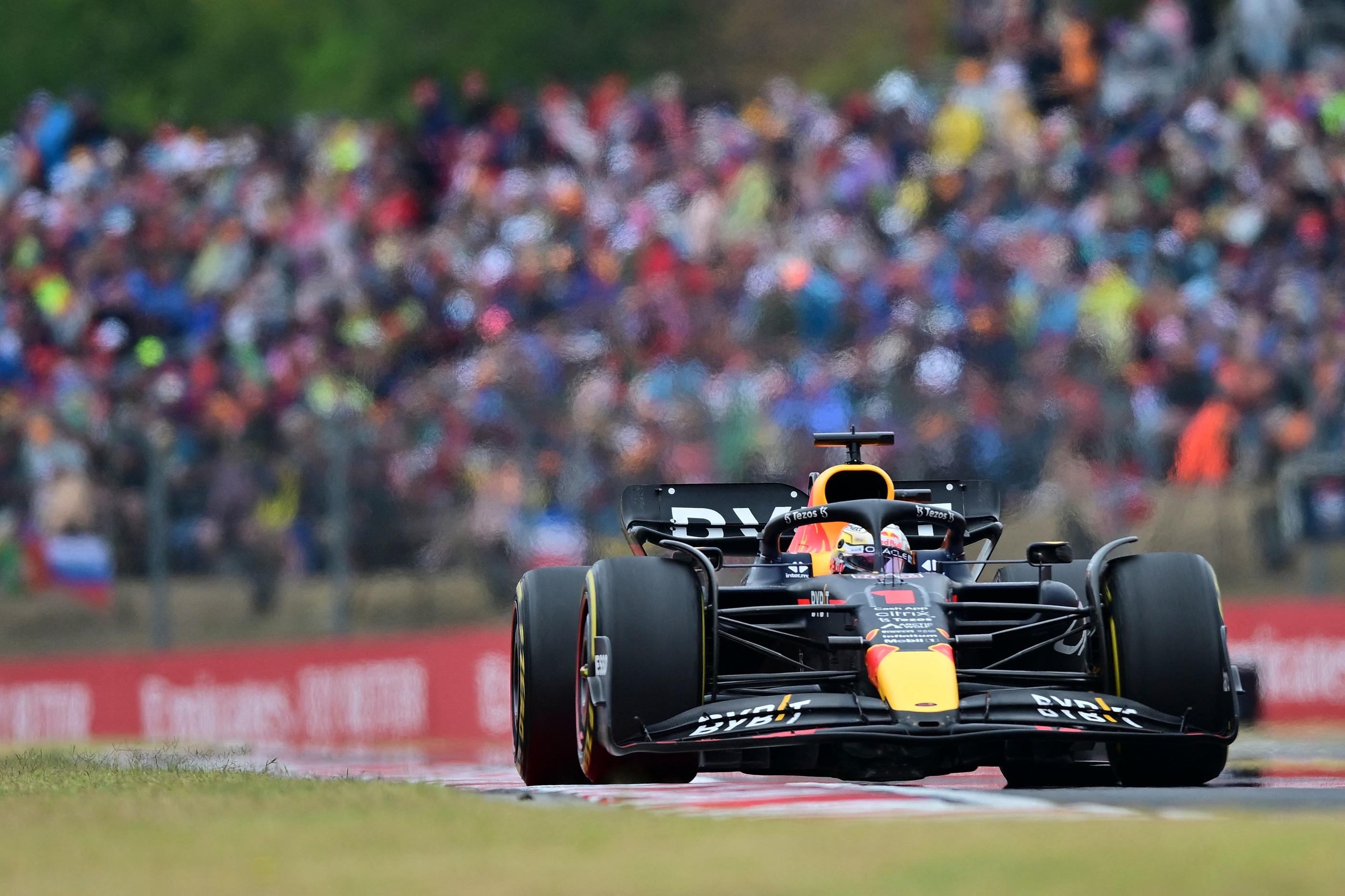 Max Verstappen a remporté son 8e Grand Prix de la saison. Jure MAKOVEC / AFP