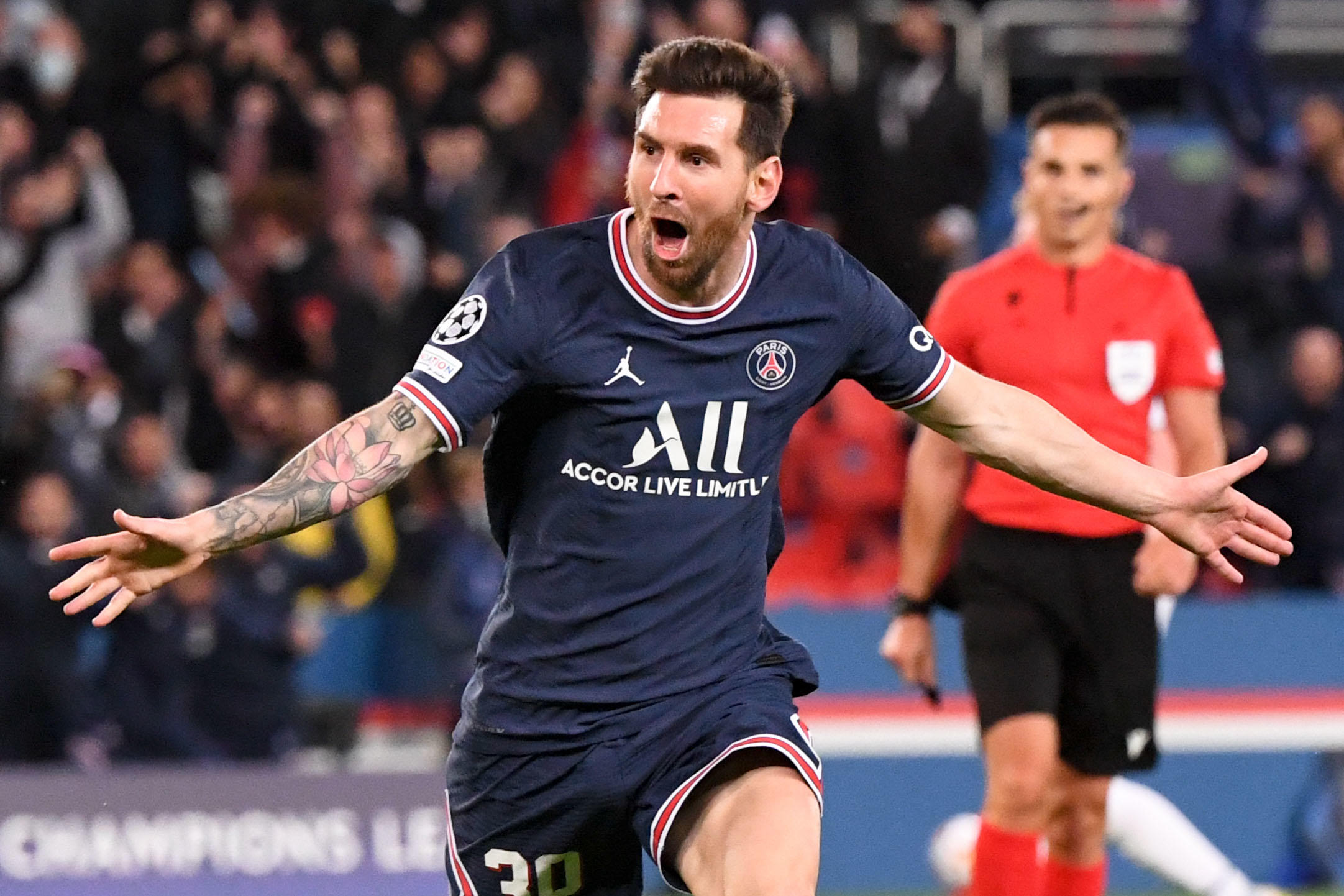 PSG-Manchester City : le premier but de Messi avec Paris en vidéo - Le Parisien