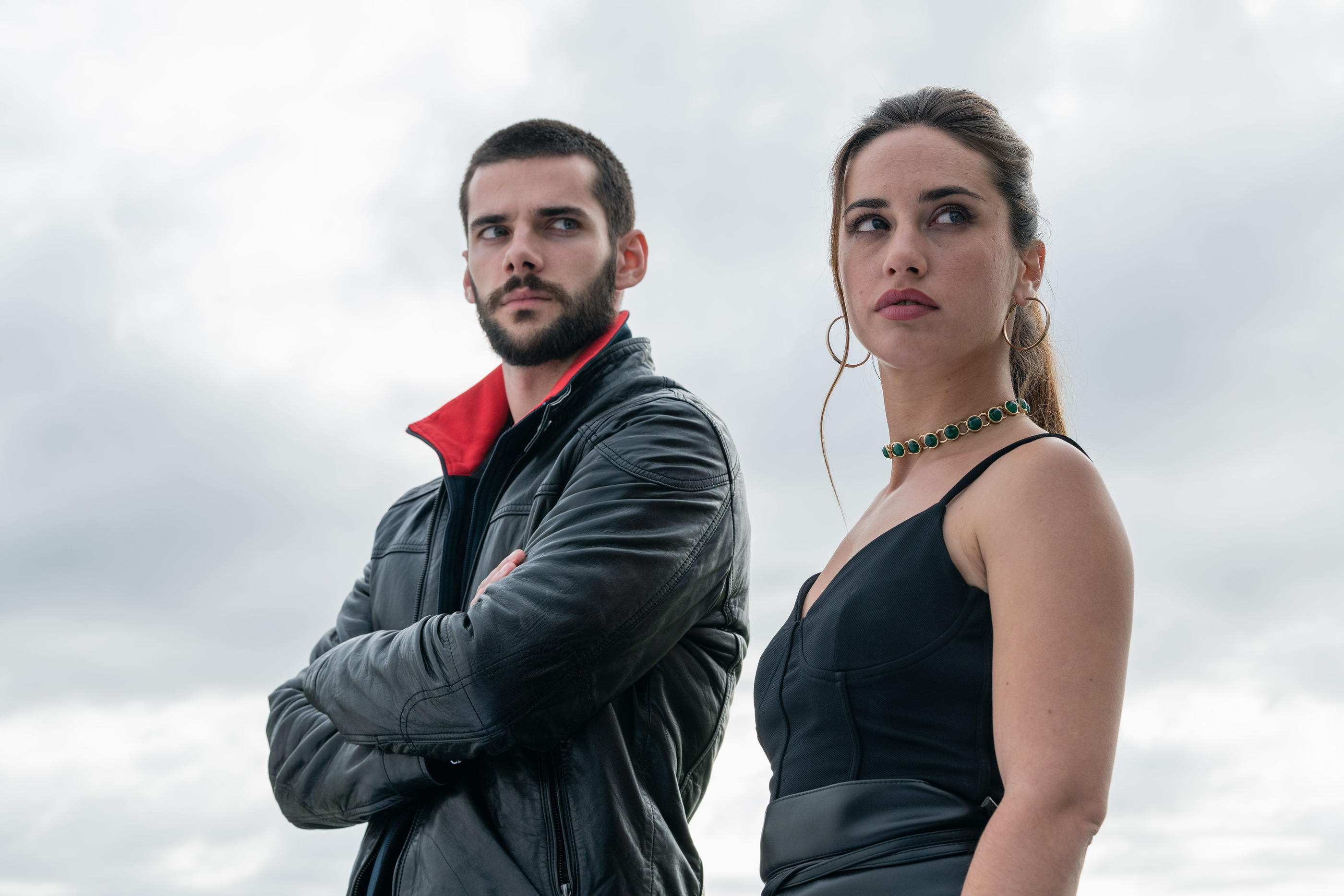 Álvaro Rico (Fernan), Asia Ortega (Sole) dans la nouvelle série espagnole «Hasta el cielo». Netflix/Jaime Olmedo