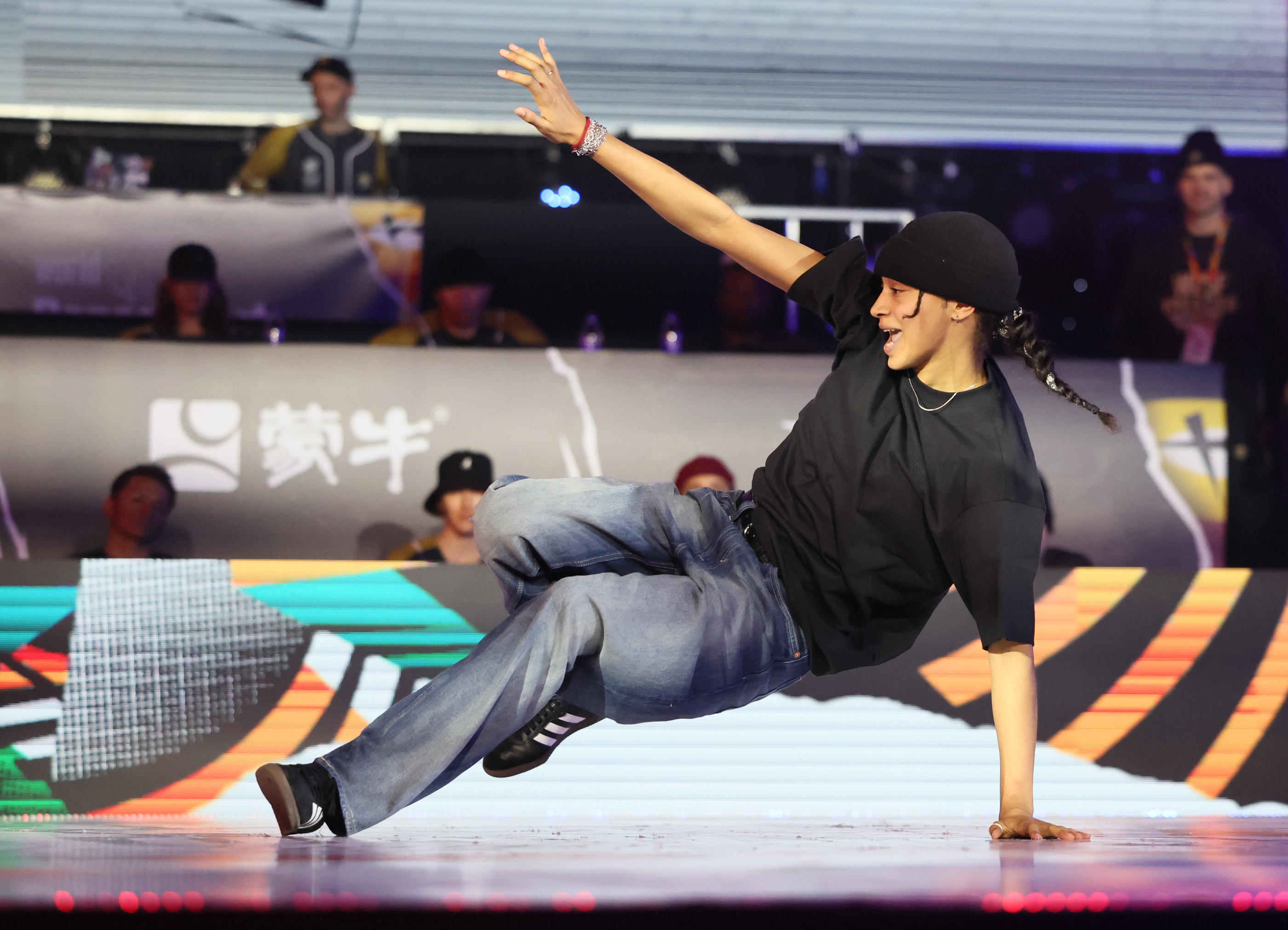 Sya Dembélé prodige française du break, au tournoi de qualification olympique à Shanghai fin mai. Xinhua/Icon Sport