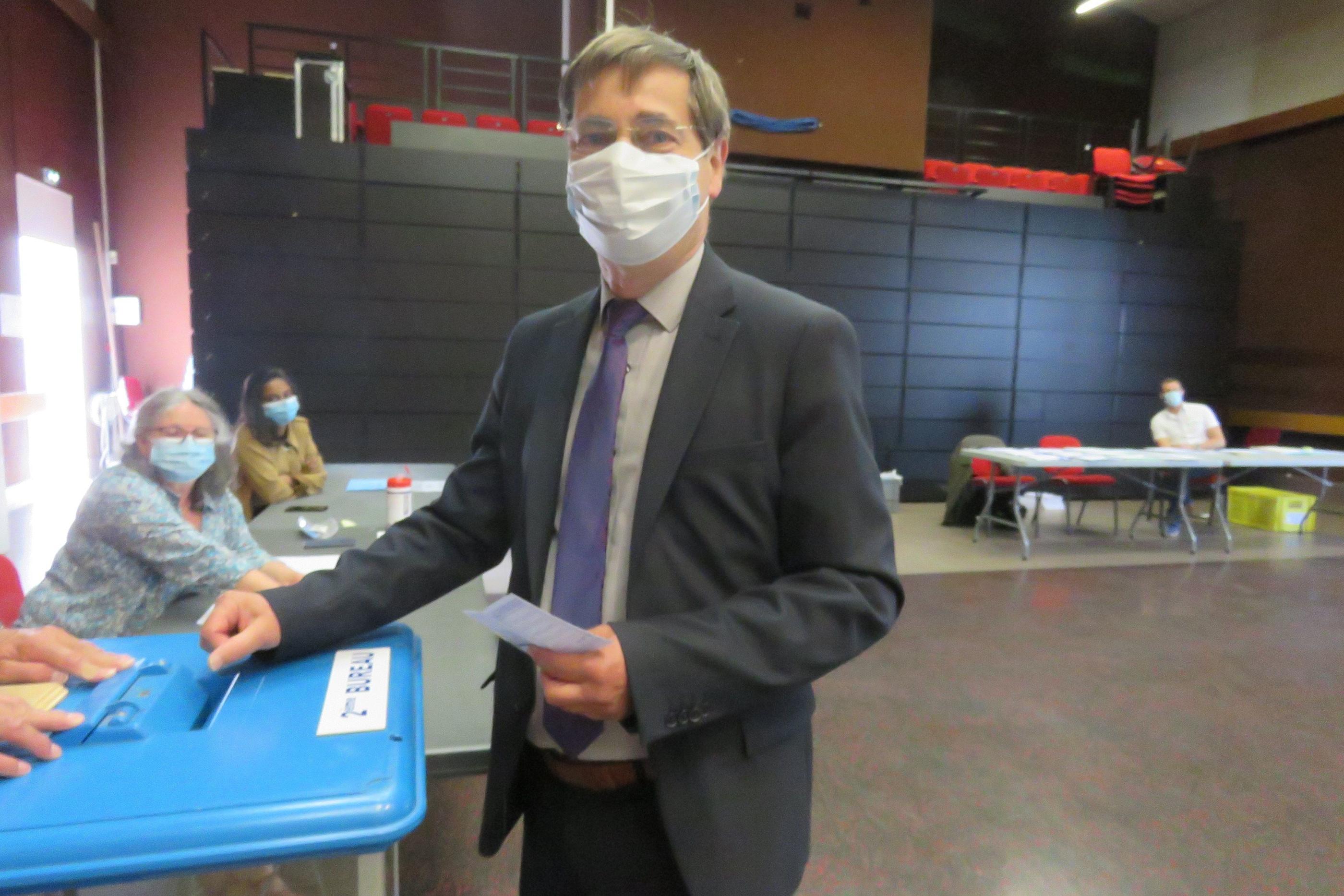 Savigny-sur-Orge, le 28 juin 2020. Jean-Marc Defrémont (EELV) sera de nouveau candidat à l'élection municipale. LP/Nolwenn Cosson
