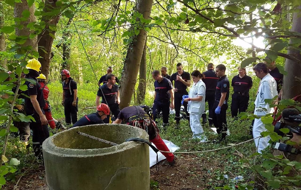 <b></b> Triel-sur-Seine, mardi soir. Une opération de sauvetage a été menée dans le massif de l’Hautil pour sortir des spéléologues prisonniers d’une galerie des anciennes carrières. DR.