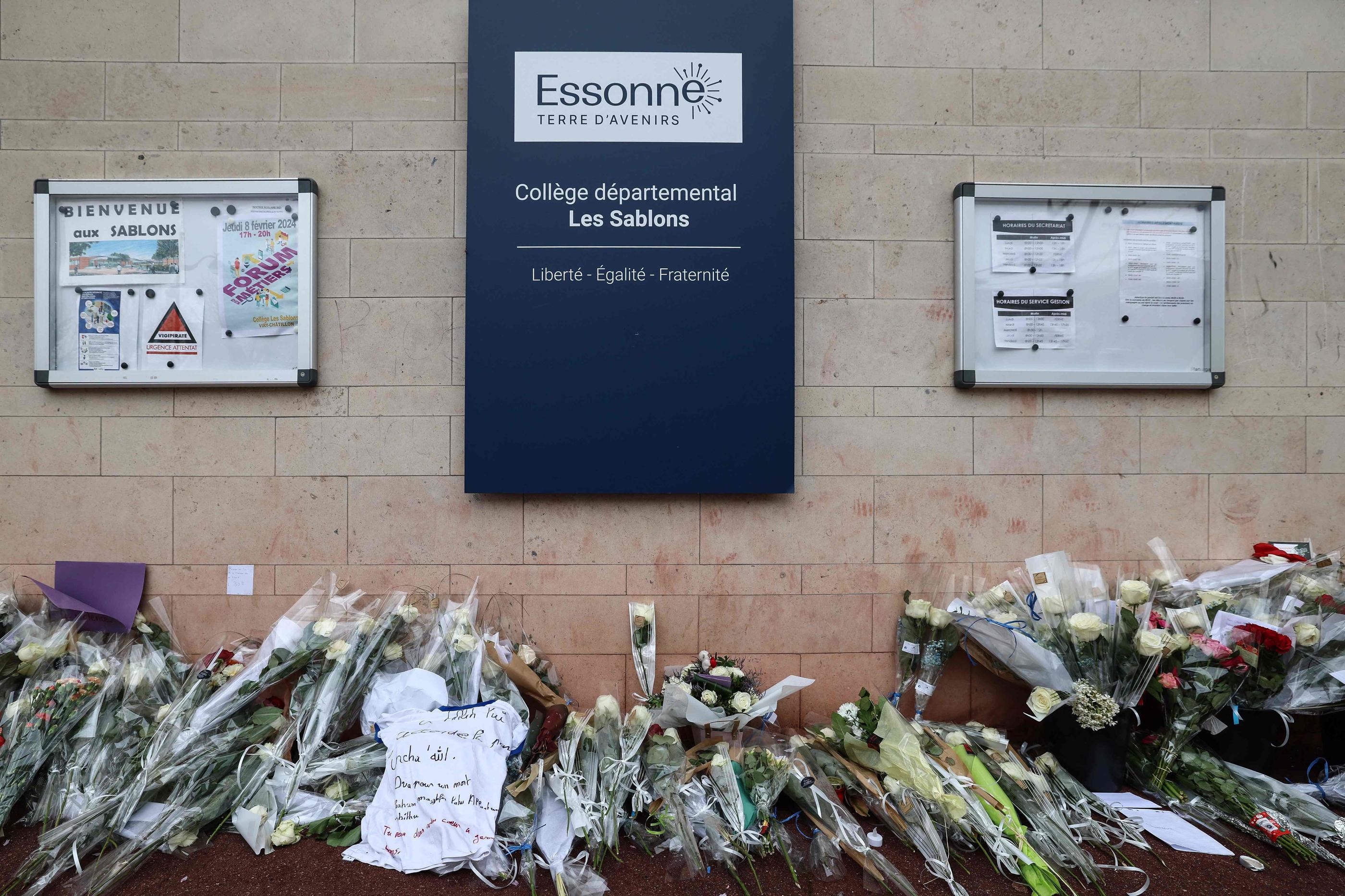 Les obsèques de Shemseddine sont prévues mardi et une marche blanche aura lieu vendredi, a annoncé lundi le maire centriste de Viry-Chatillon, Jean-Marie Vilain. AFP/Emmanuel Dunand