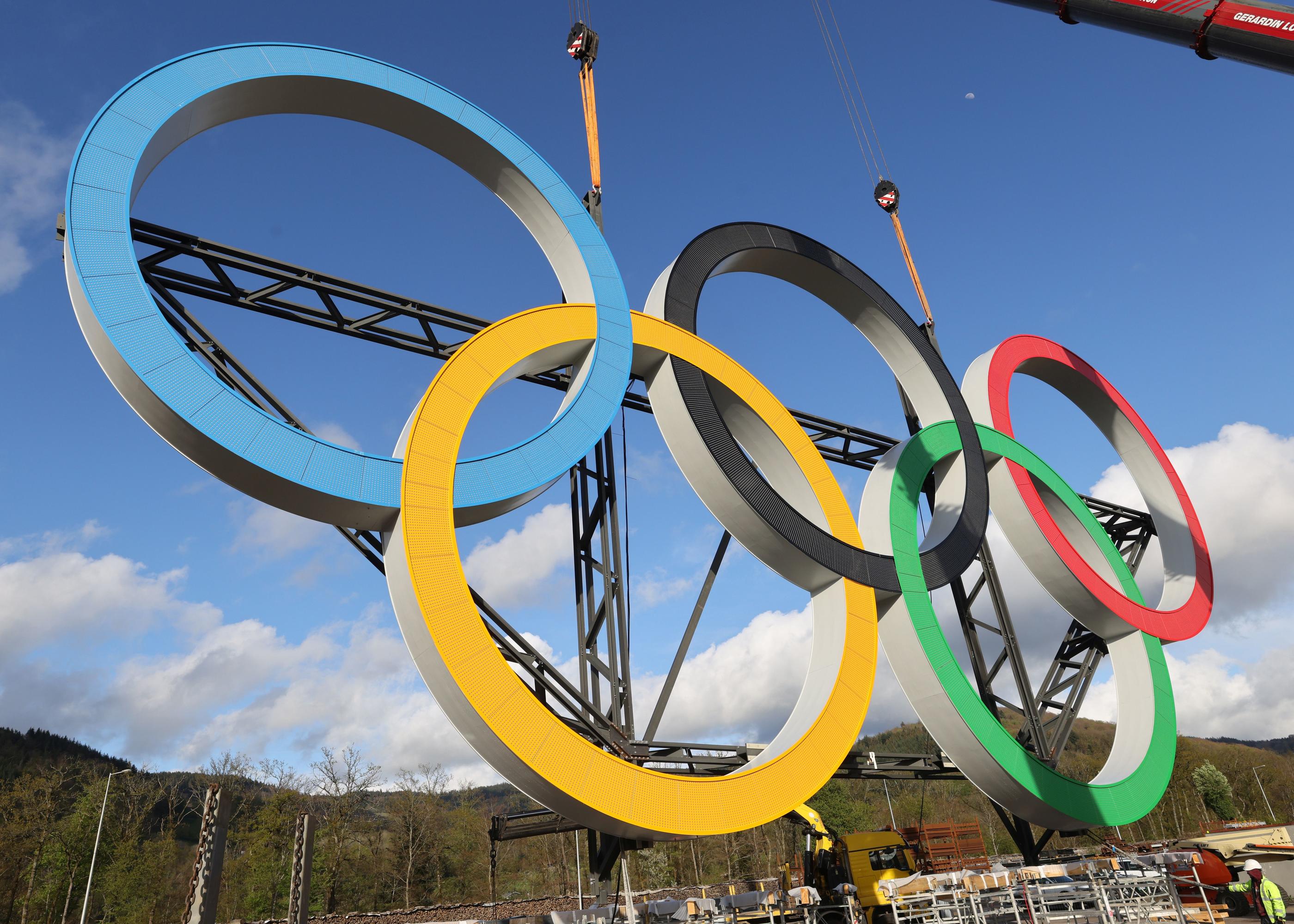 Les anneaux olympiques seront apposés entre le 1er et le 2e étage du célèbre monument parisien. ArcelorMittal