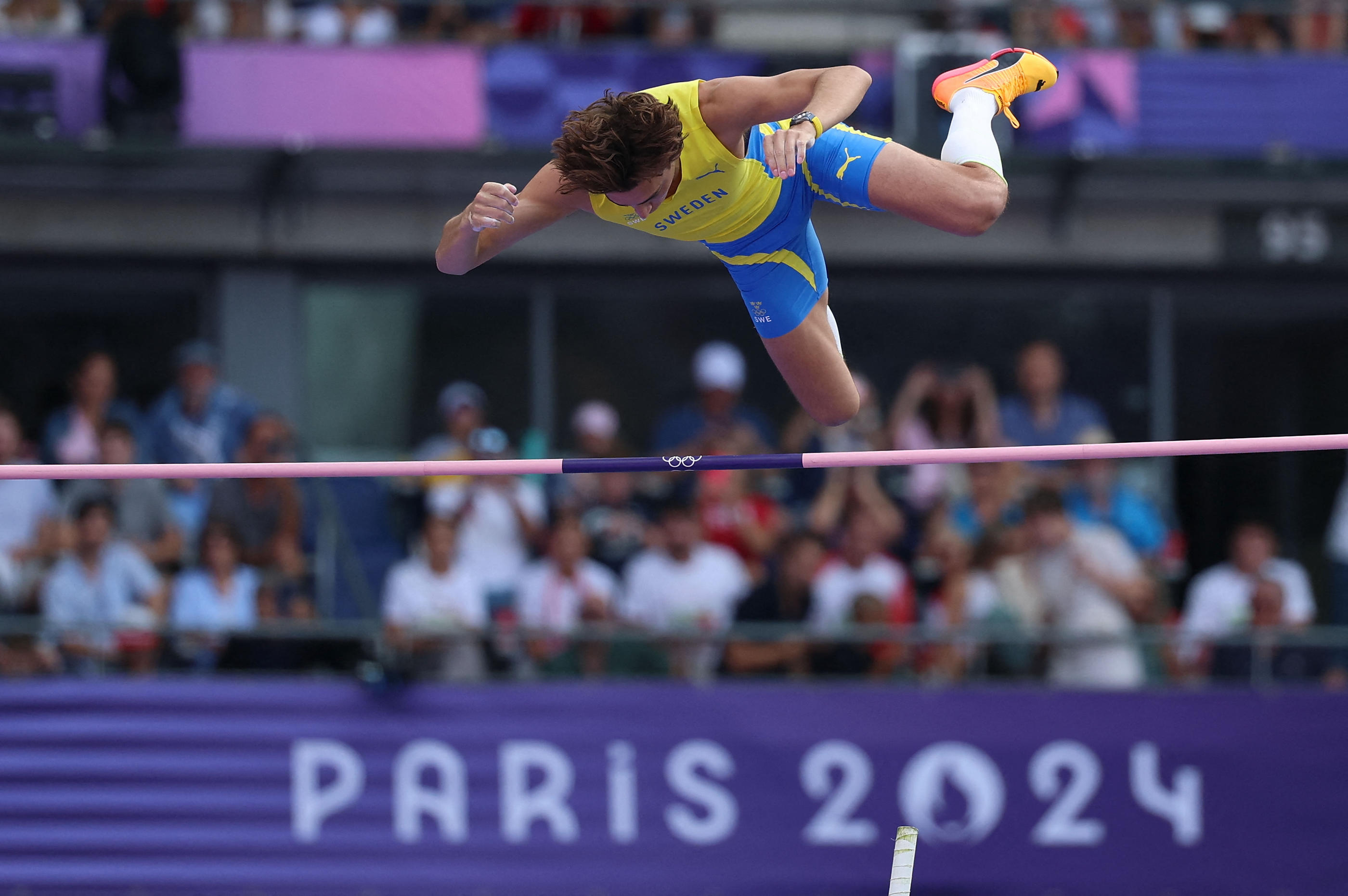 Armand Duplantis, grand favori de la finale du saut à la perche. Icon Sport