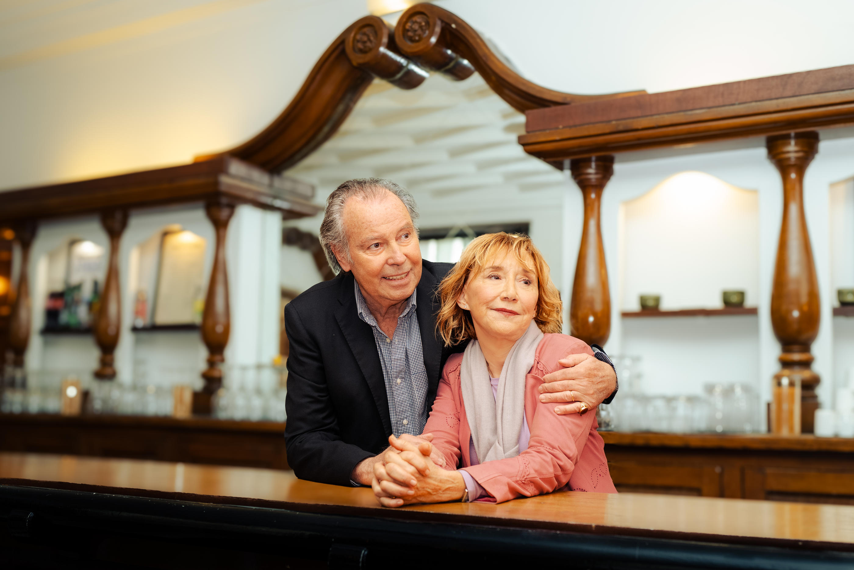 Une dispute d’anthologie entre Marie-Anne Chazel et Michel Leeb dans «Parle-moi d’amour» à partir du 20 septembre à La Michodière (Paris IIe). Louis Lepron