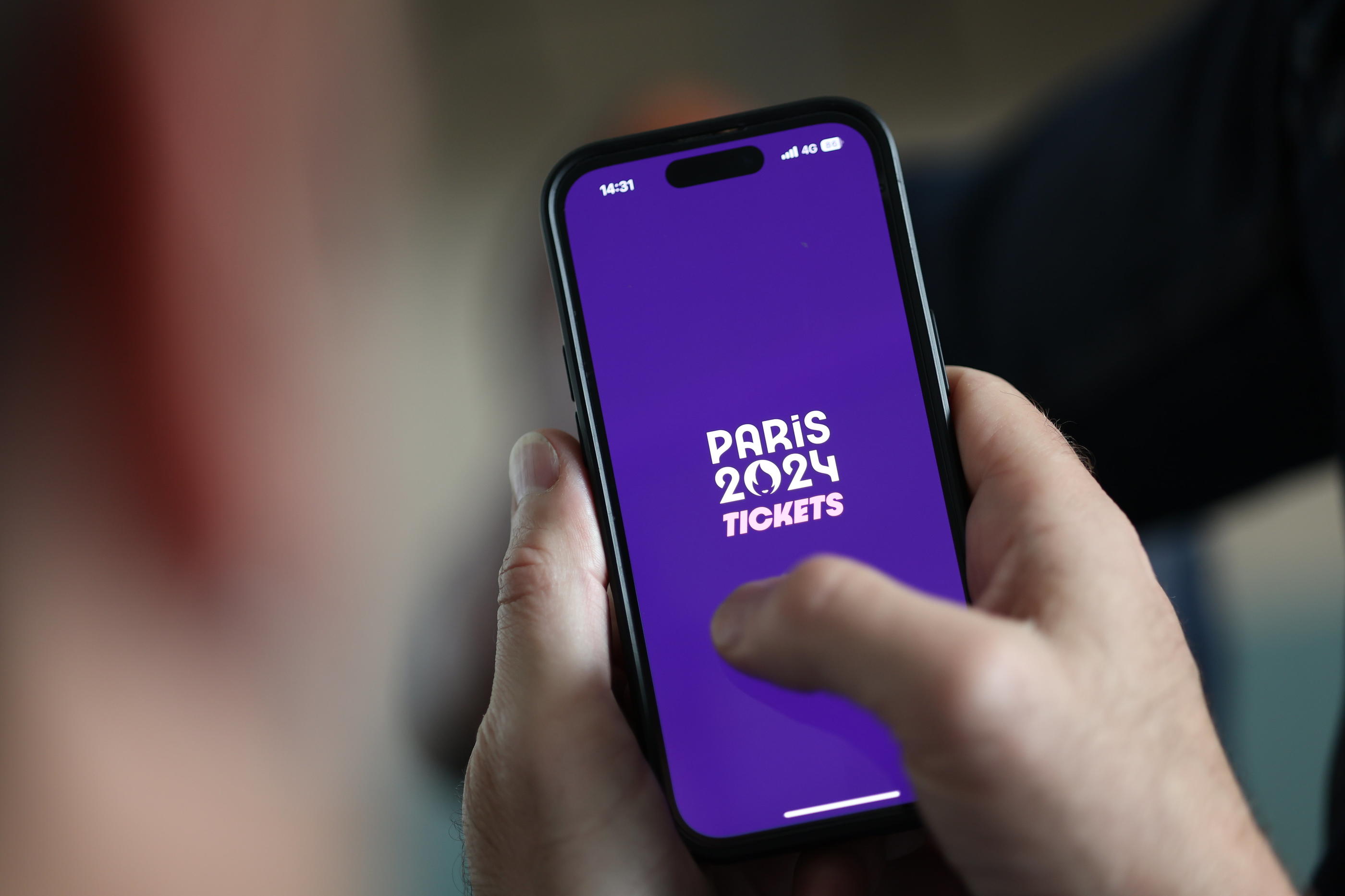Les billets sont disponibles sur l'application et le site de Paris 2024. PHOTO LE PARISIEN / ARNAUD JOURNOIS
