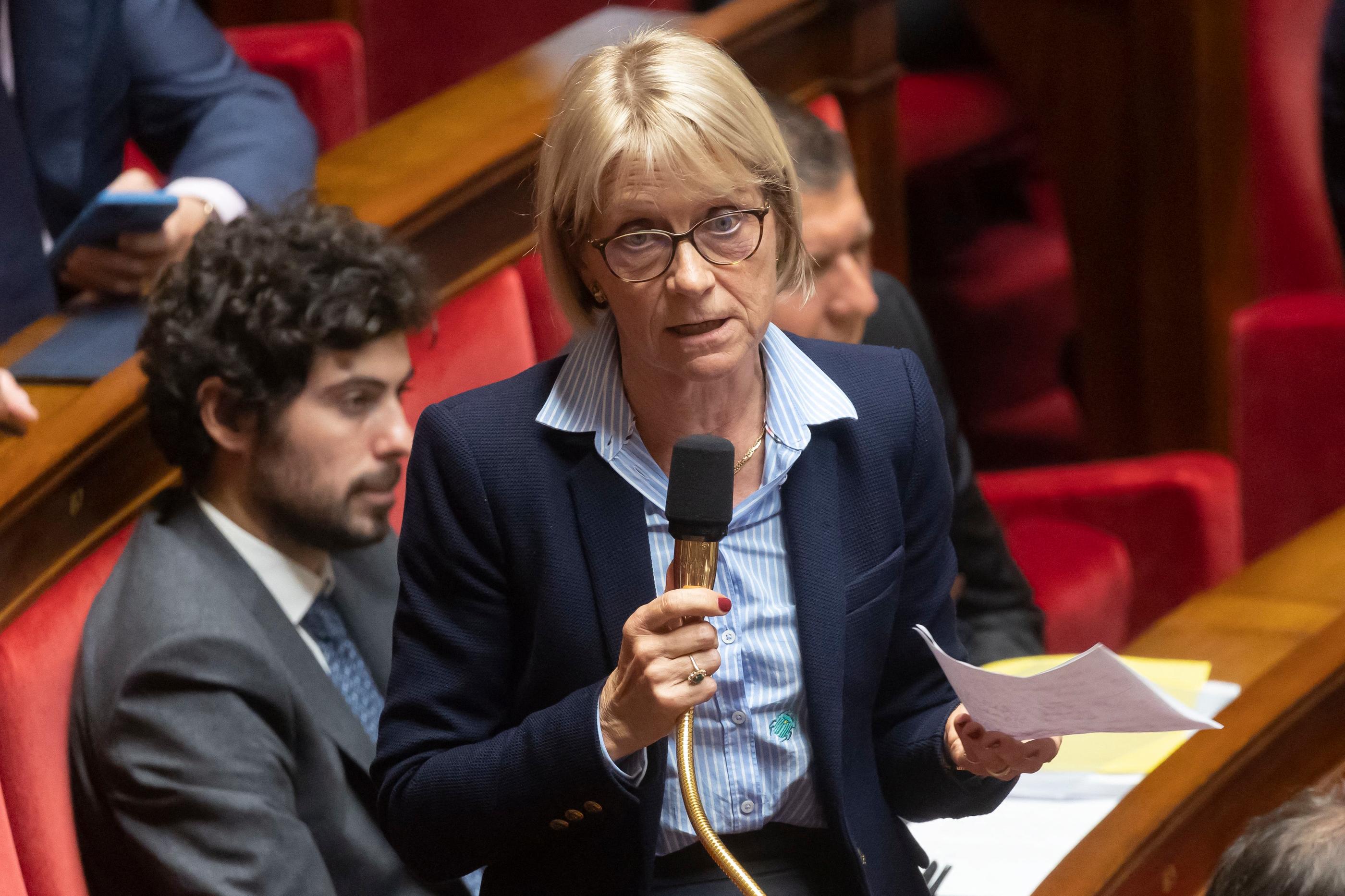 Véronique Louwagie ici à l'Assemblée le 10 octobre, est la cheffe de file des députés LR sur le projet de loi de finances. IP3/Vincent Isore