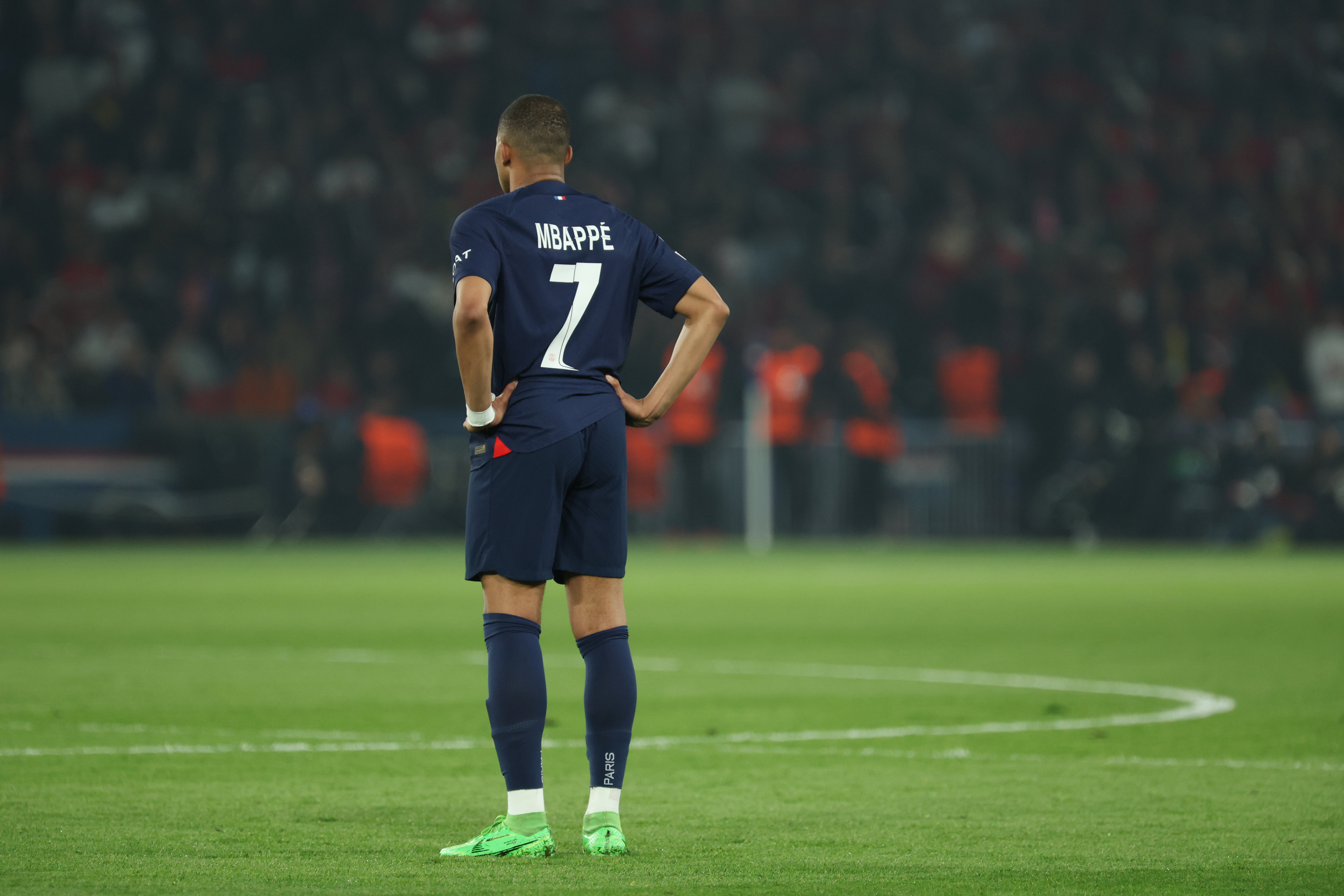 Kylian Mbappé a encore quatre matchs à disputer avec le PSG, dont la finale de la Coupe de France contre l'OL. LP/Arnaud Journois