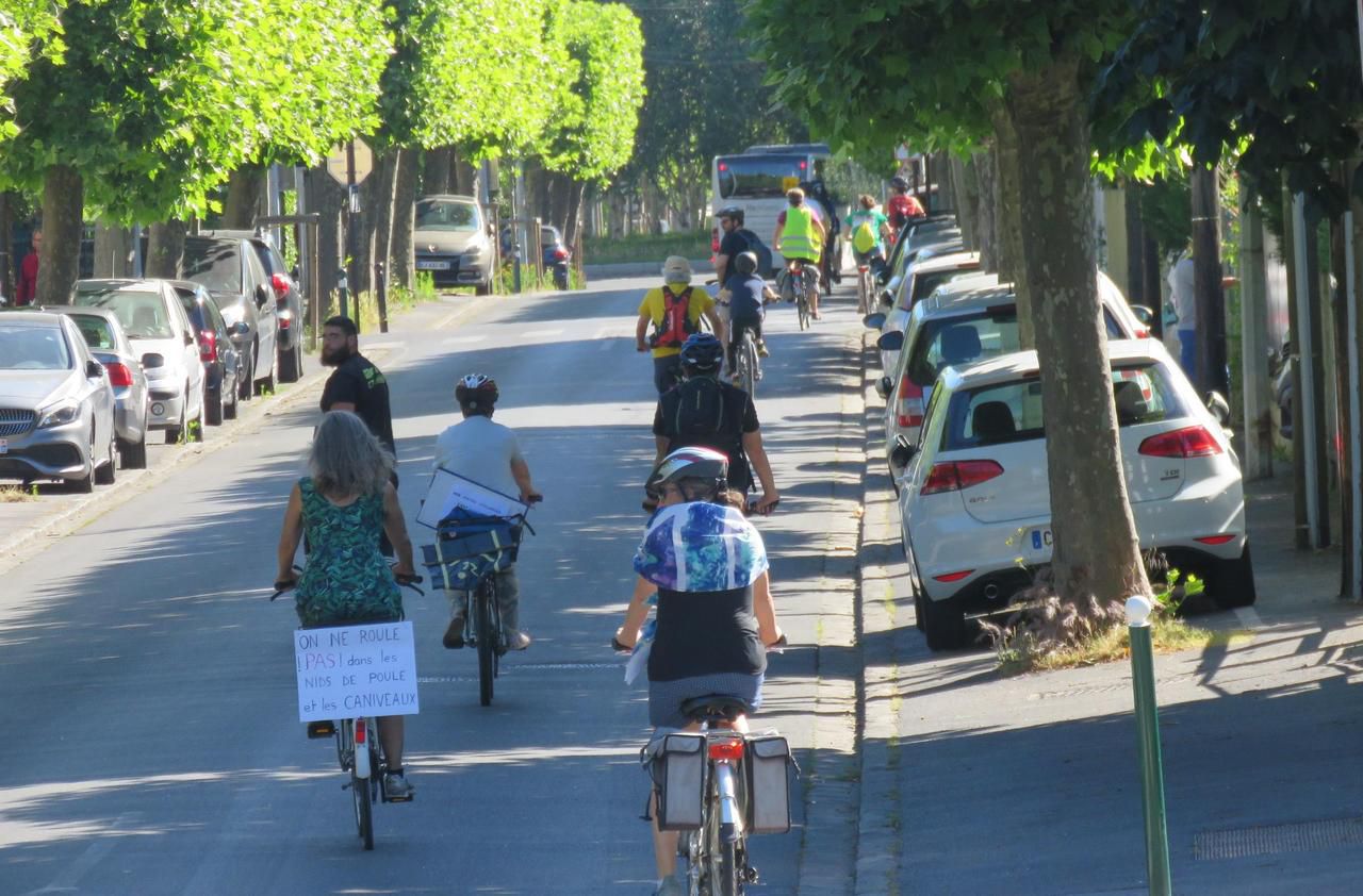 <b></b> Sainte-Geneviève-des-Bois, samedi 30 mai. Une cinquantaine d’habitants de Cœur d’Essonne agglomération ont participé samedi matin à cette balade à vélo.