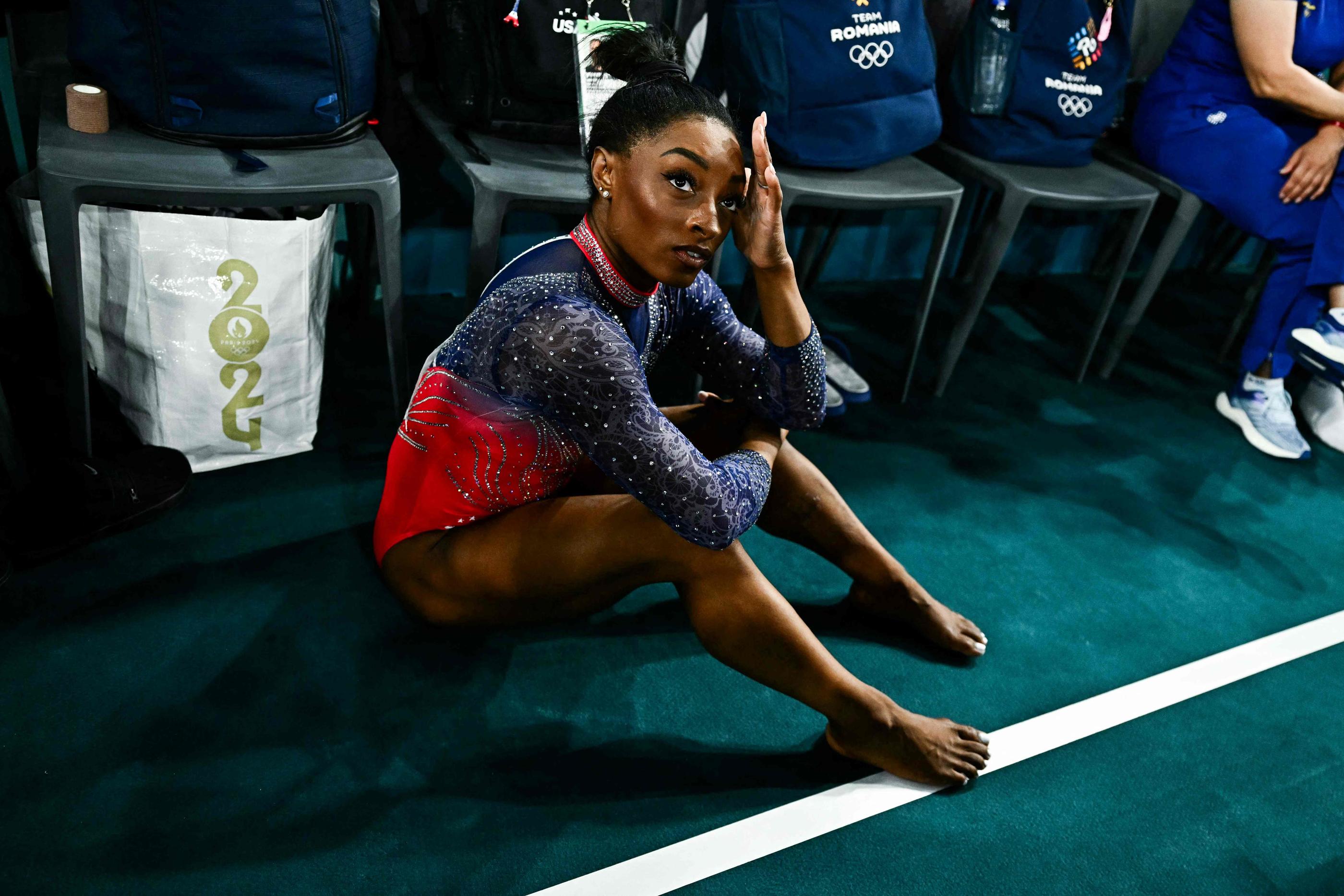 Simone Biles s'est plaint du comportement du public après la finale de la poutre en gymnastique artistique. Gabriel BOUYS/AFP