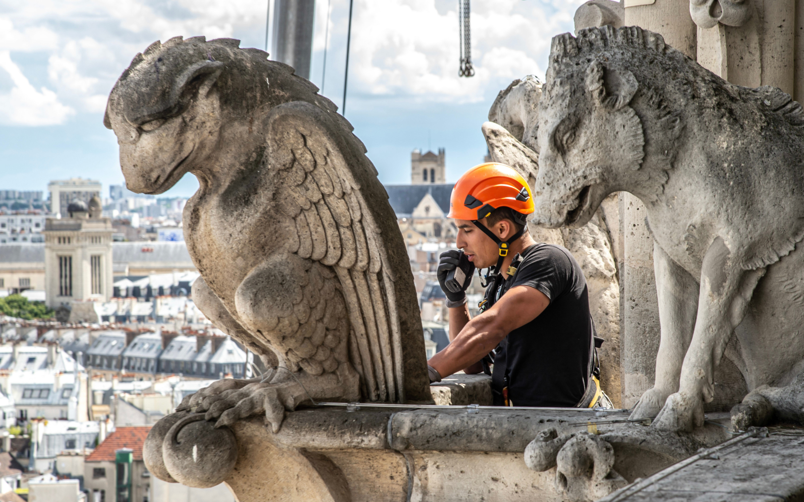 Plus de 130 corps de métiers sont impliqués dans la reconstruction de la cathédrale. JARNIAS/Pascal Tournaire/Notre-Dame