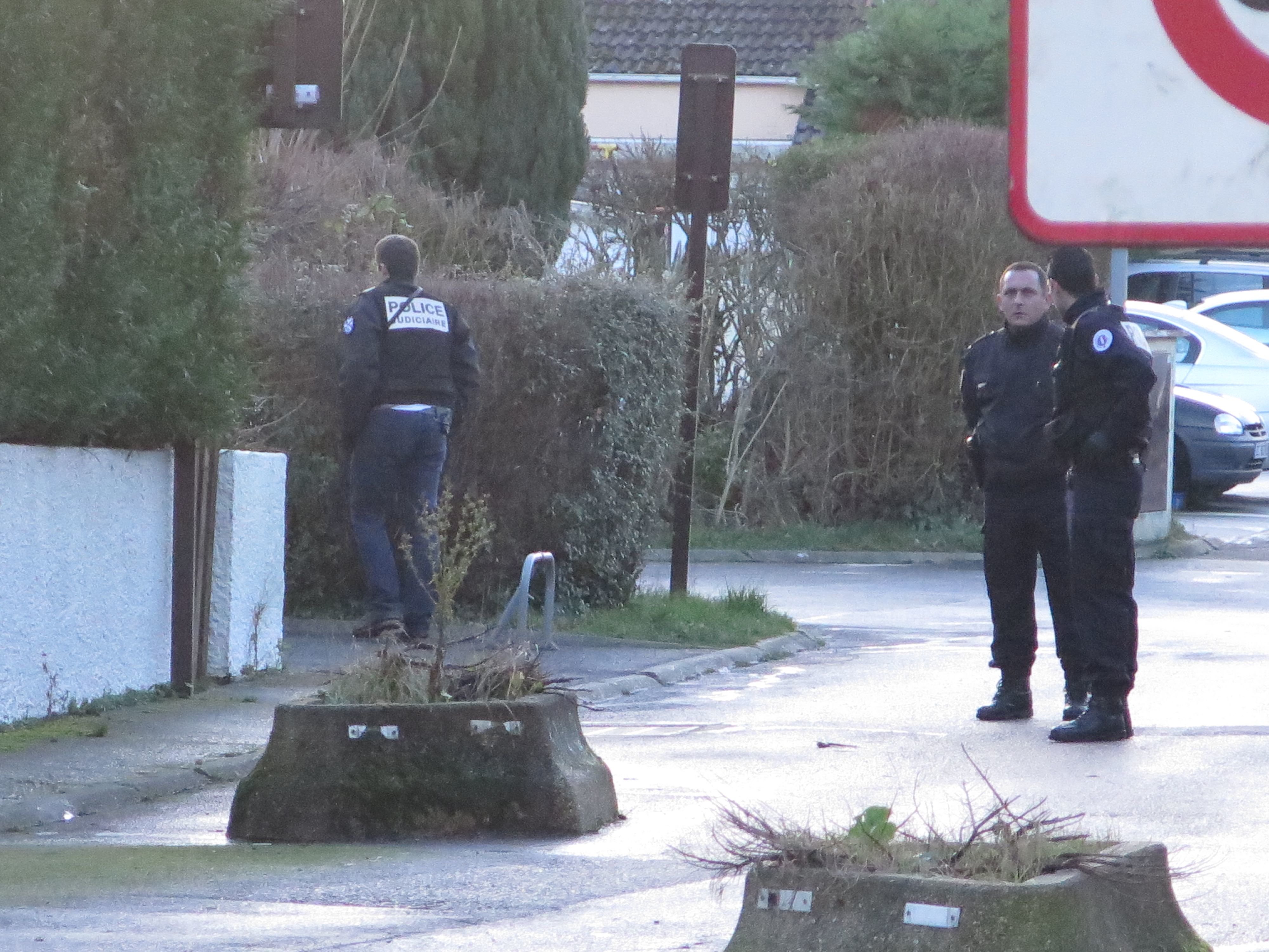 Jouy-le-Moutier (Val-d'Oise), janvier 2018. La police judiciaire débute son enquête après la découverte du corps de Michel Sollossi, tué dans son pavillon à 55 ans. LP/Frédéric Naizot