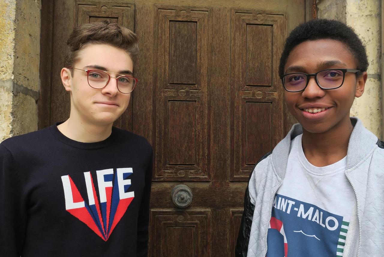 <b></b> Étampes. Quentin Boutonnet et Mathieu Rasolovoahangy, respectivement président et trésorier de l’association Fraternel.